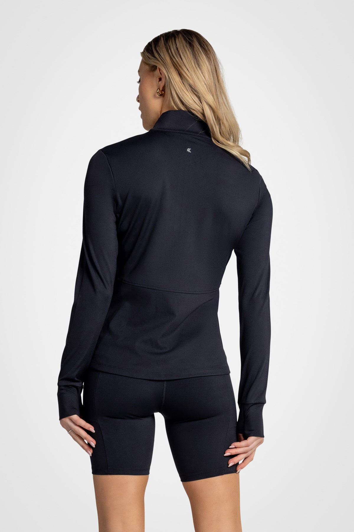 NS Interlock Mock-Neck Jacket