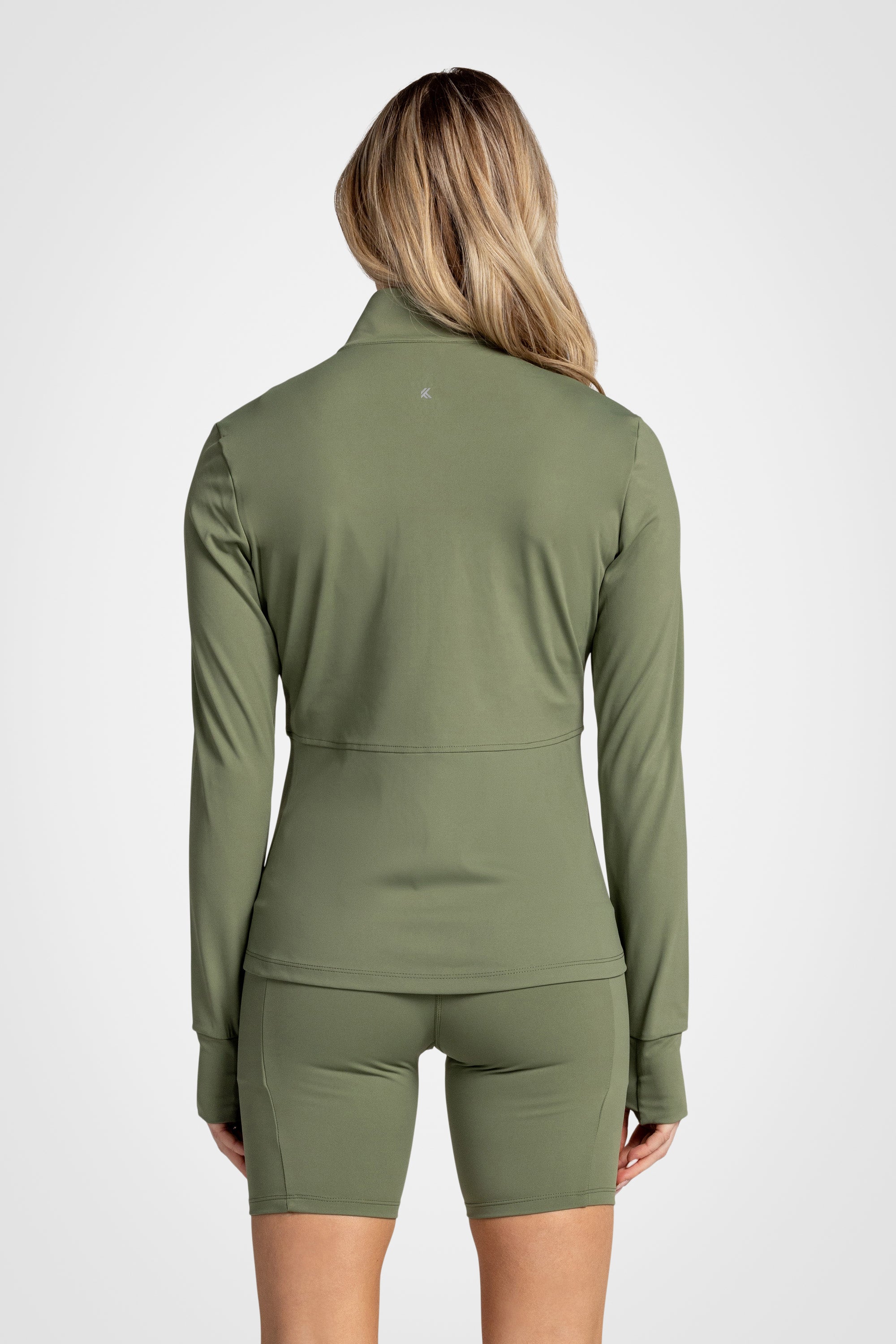 NS Interlock Mock-Neck Jacket