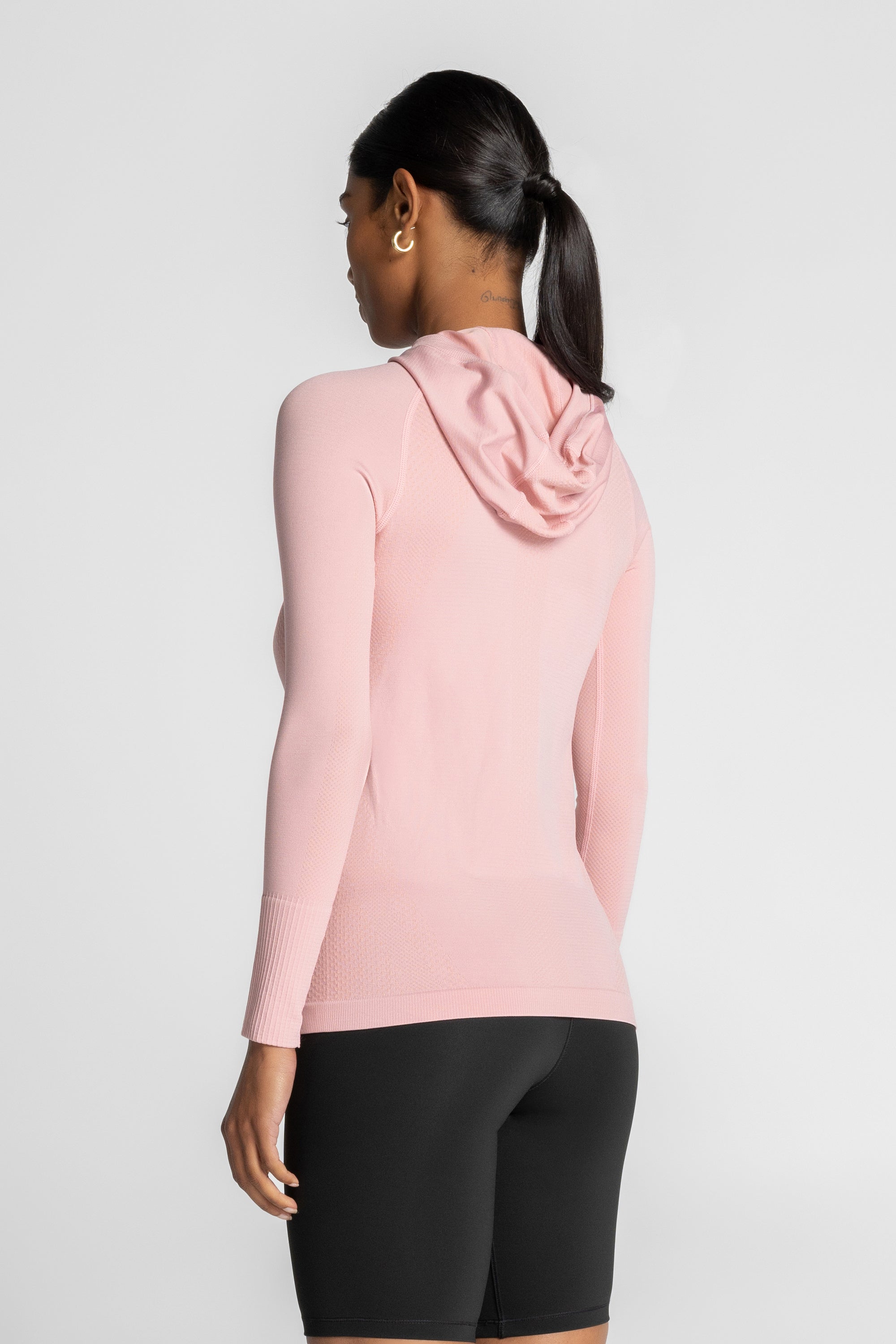 FlexBlend Hooded Seamless Performance Top