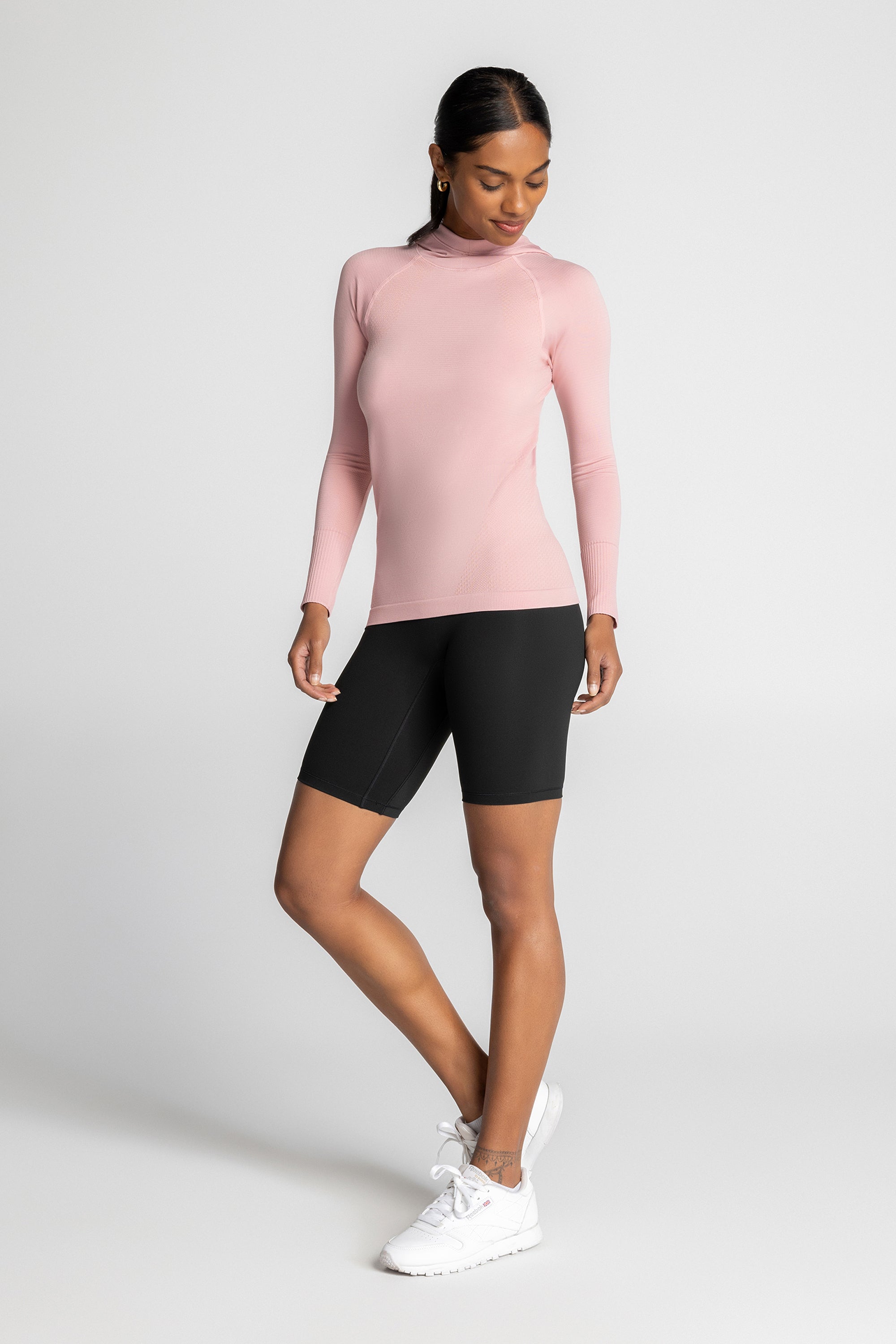 FlexBlend Hooded Seamless Performance Top