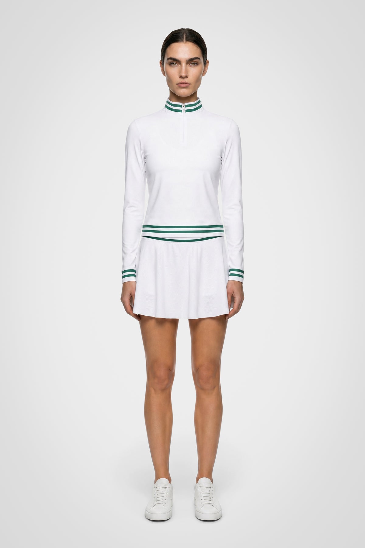 Fairline Mock Collar Zip Top