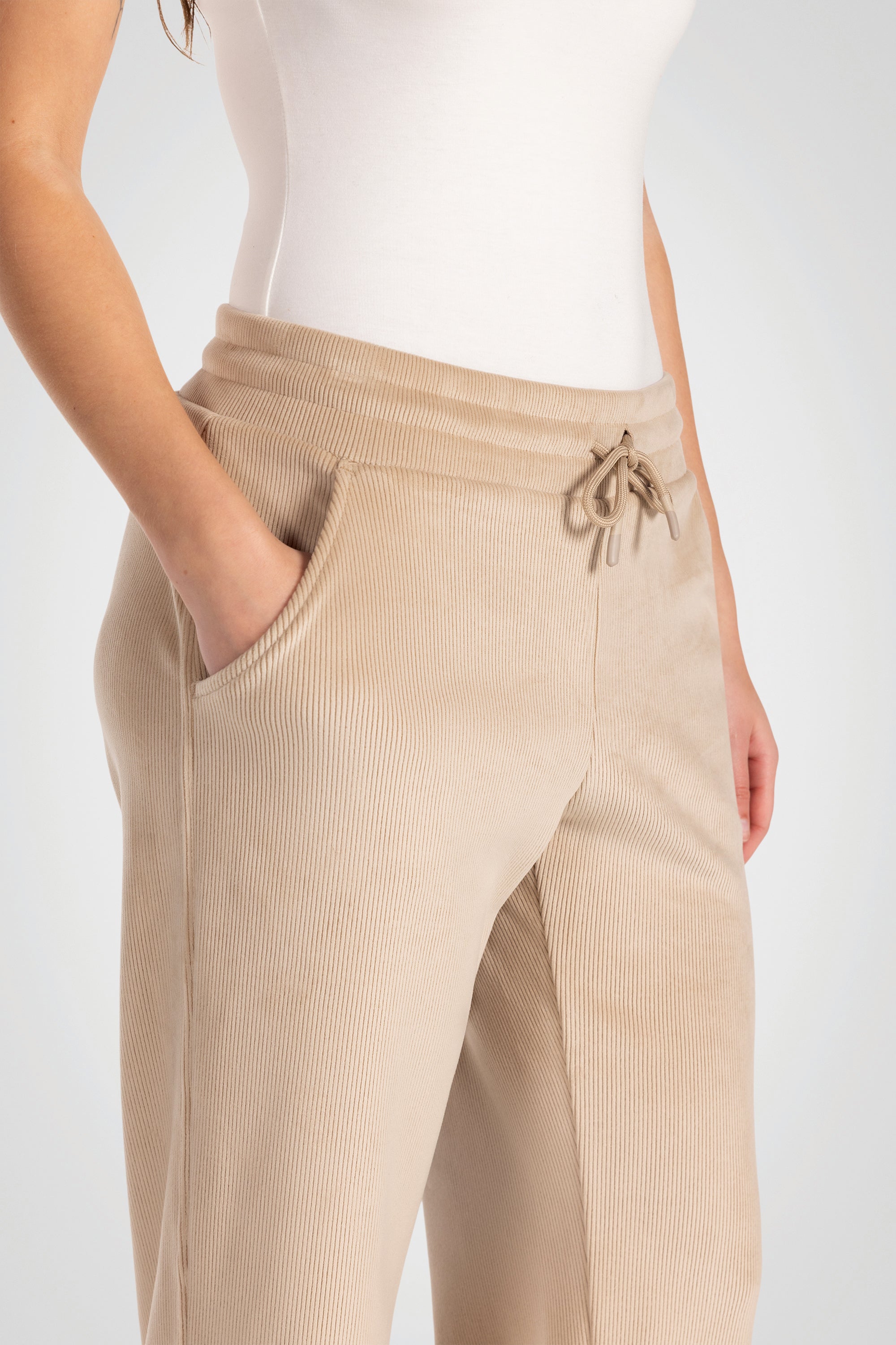 LuxeRib Velour Pant