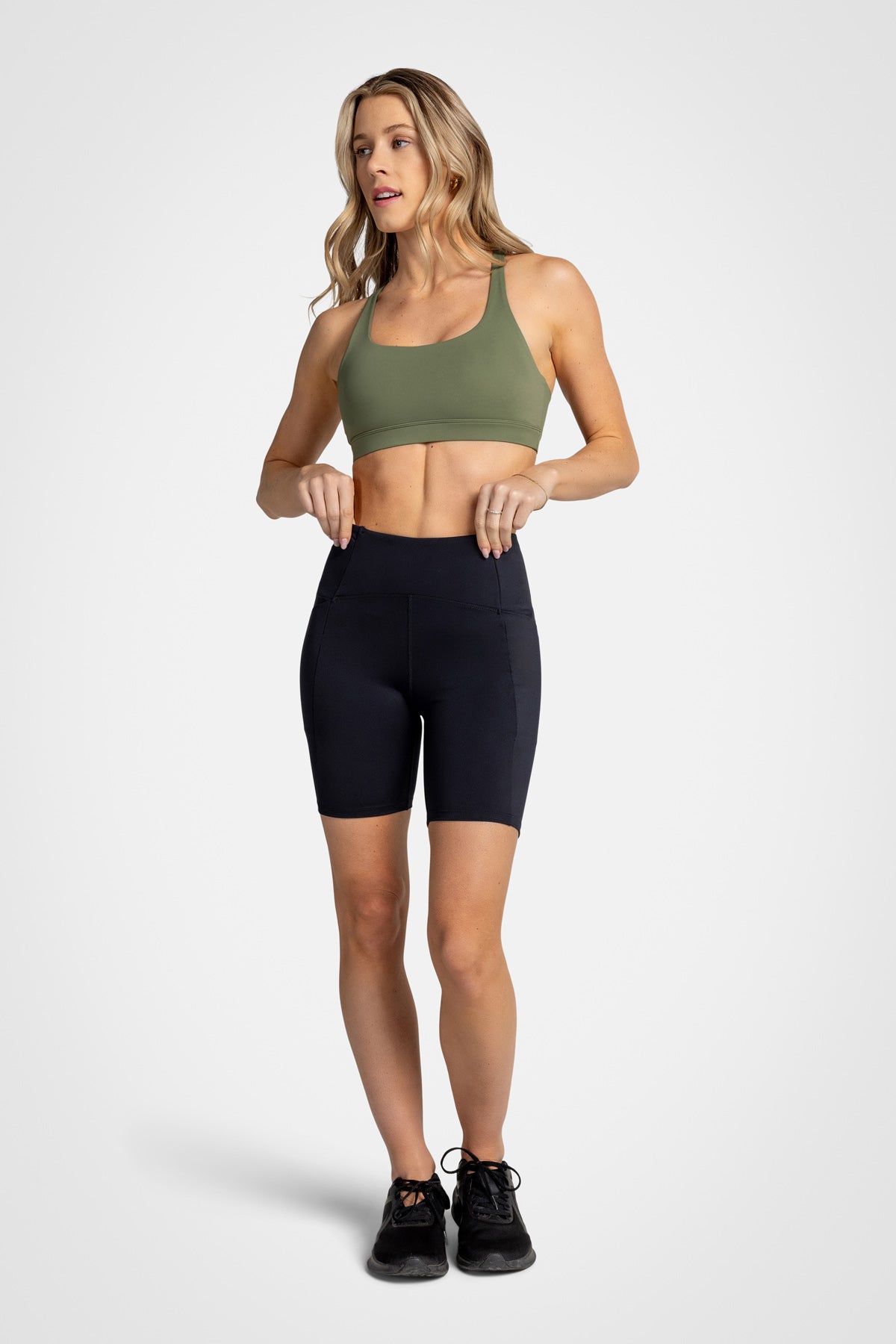 NS Interlock High-Waist Shorts