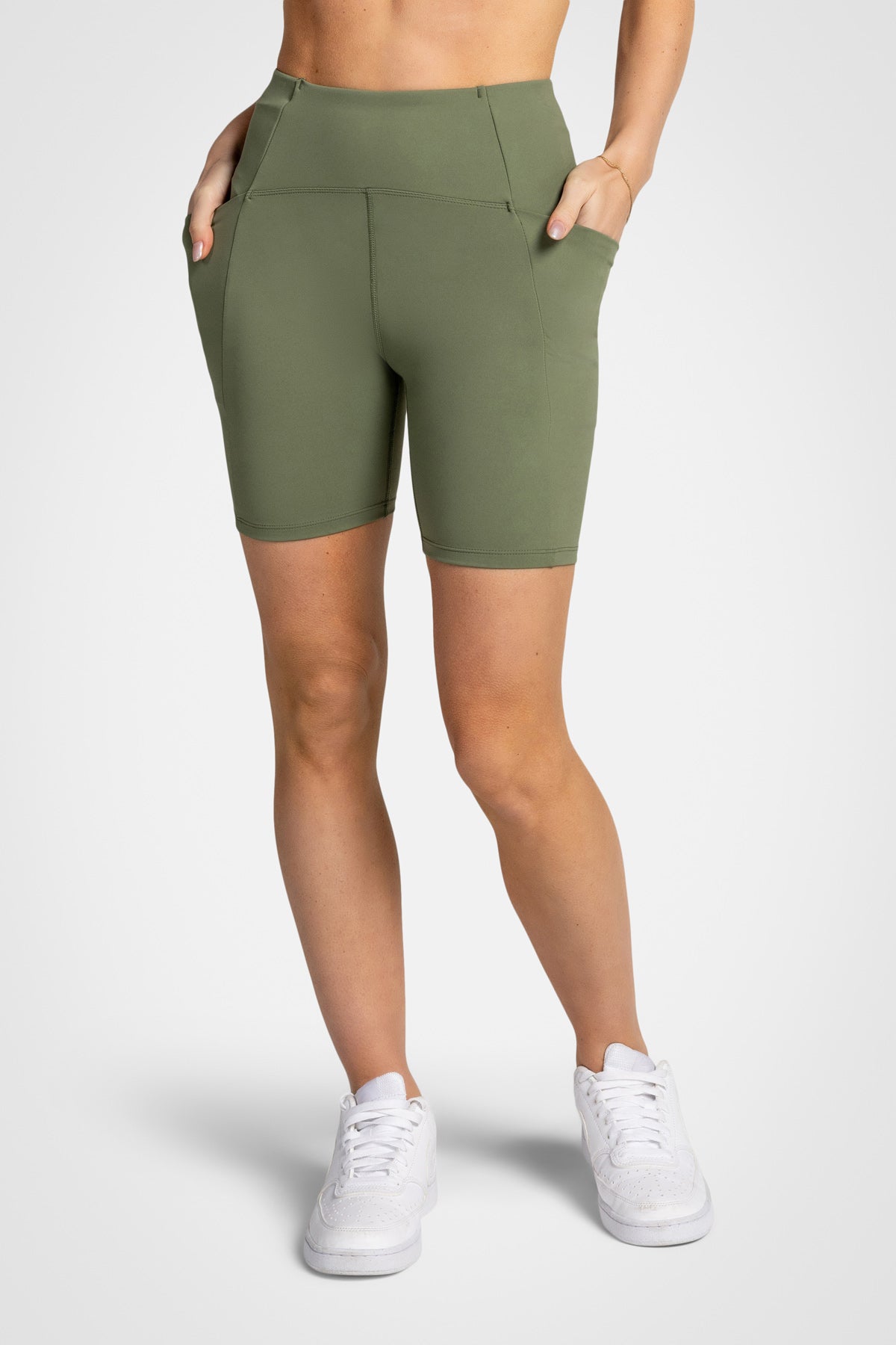 NS Interlock High-Waist Shorts