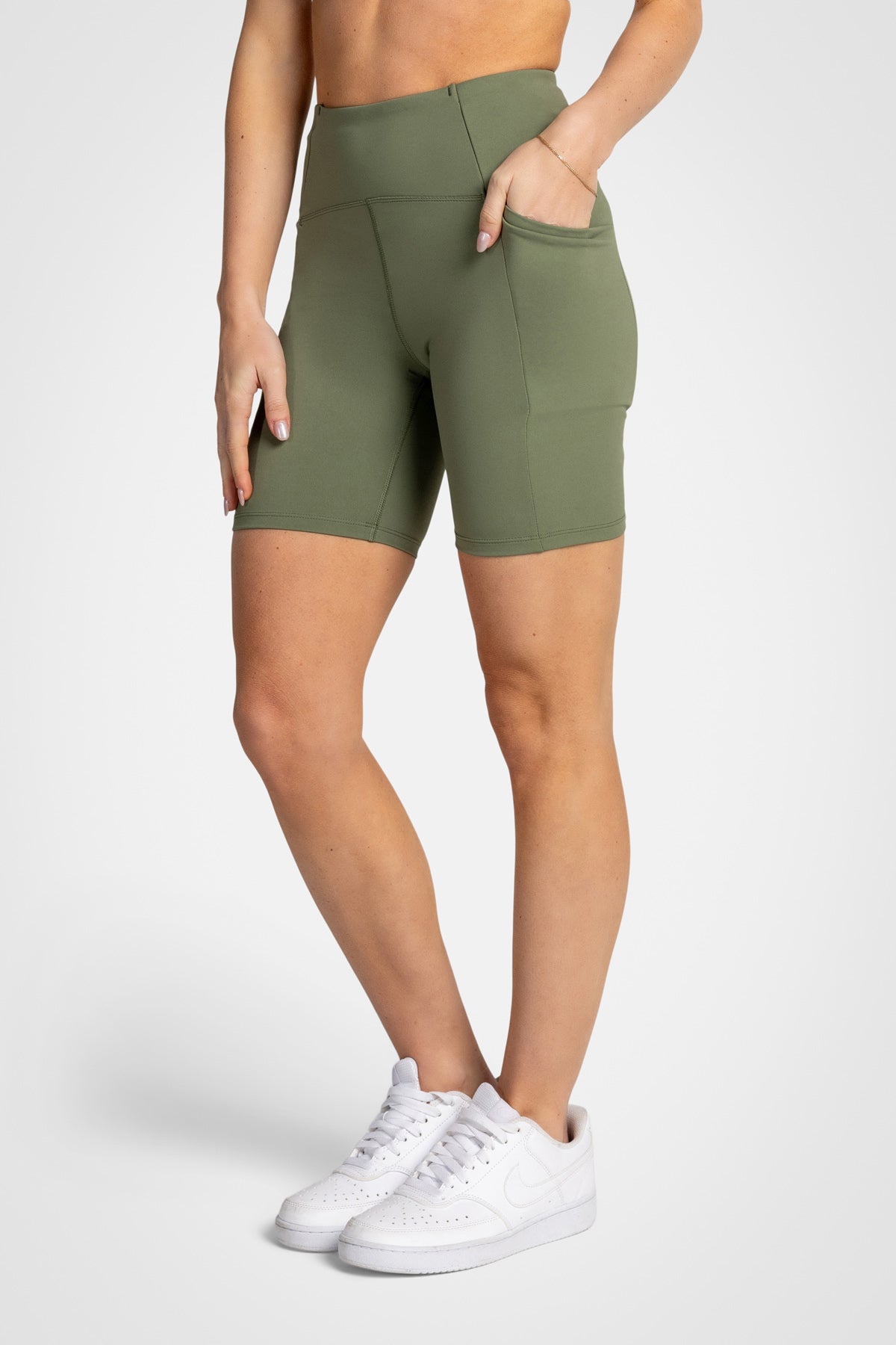 NS Interlock High-Waist Shorts