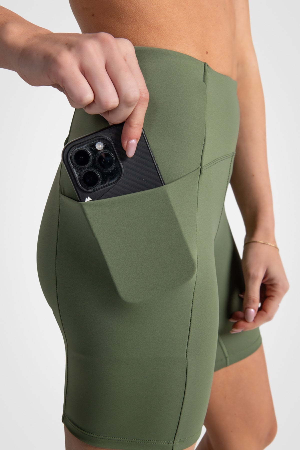 NS Interlock High-Waist Shorts