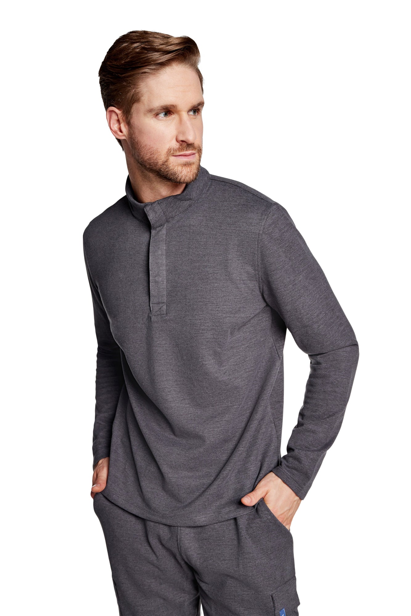 Jackson Quarter Snap Long Sleeve Top