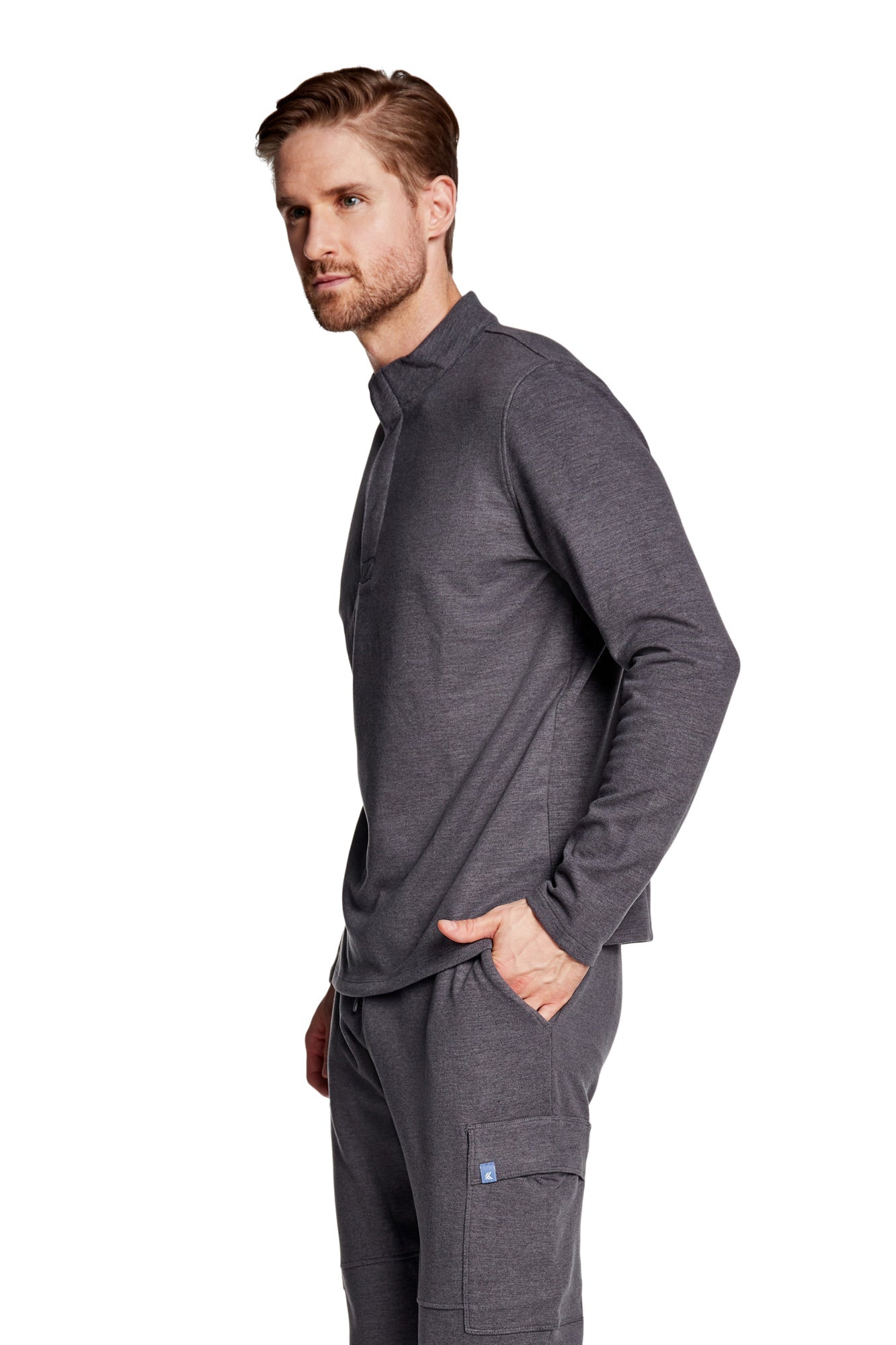 Jackson Quarter Snap Long Sleeve Top