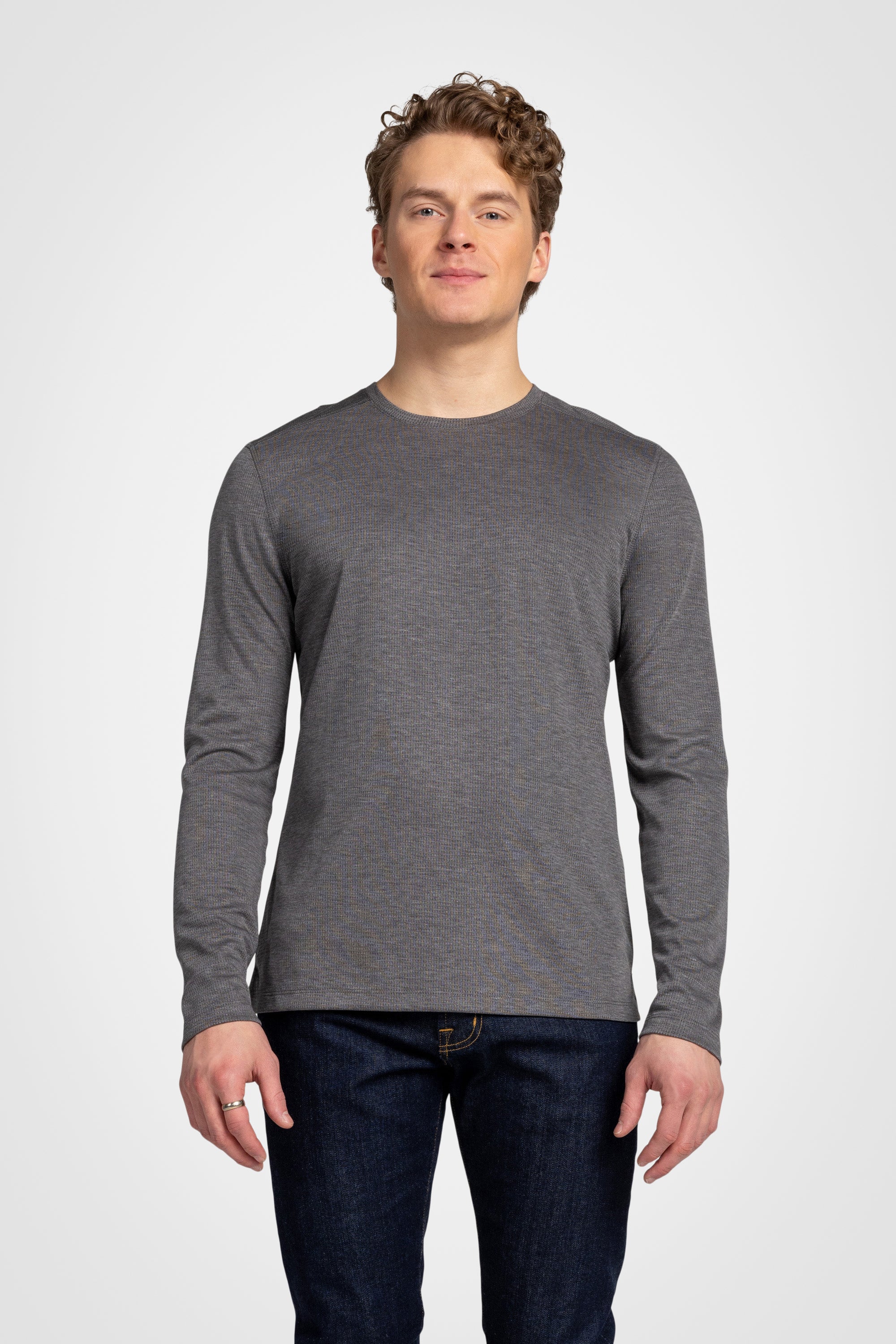 Lyocell Mesh Crewneck