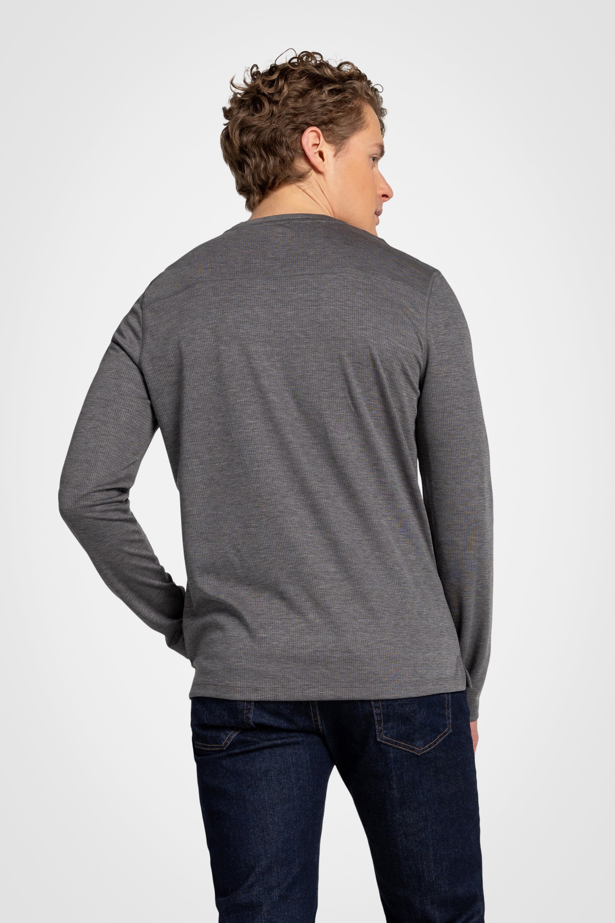 Lyocell Mesh Crewneck