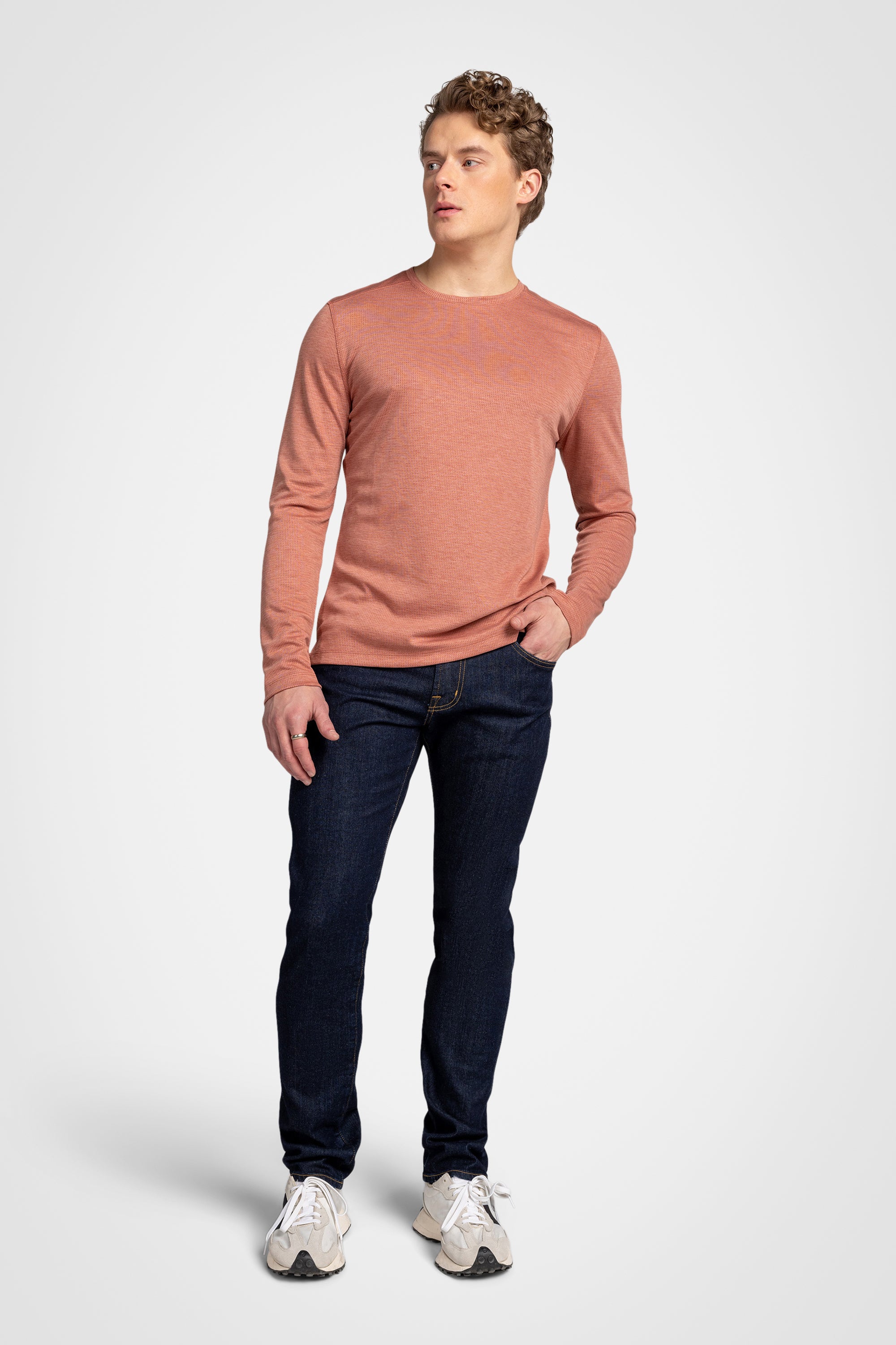 Lyocell Mesh Crewneck