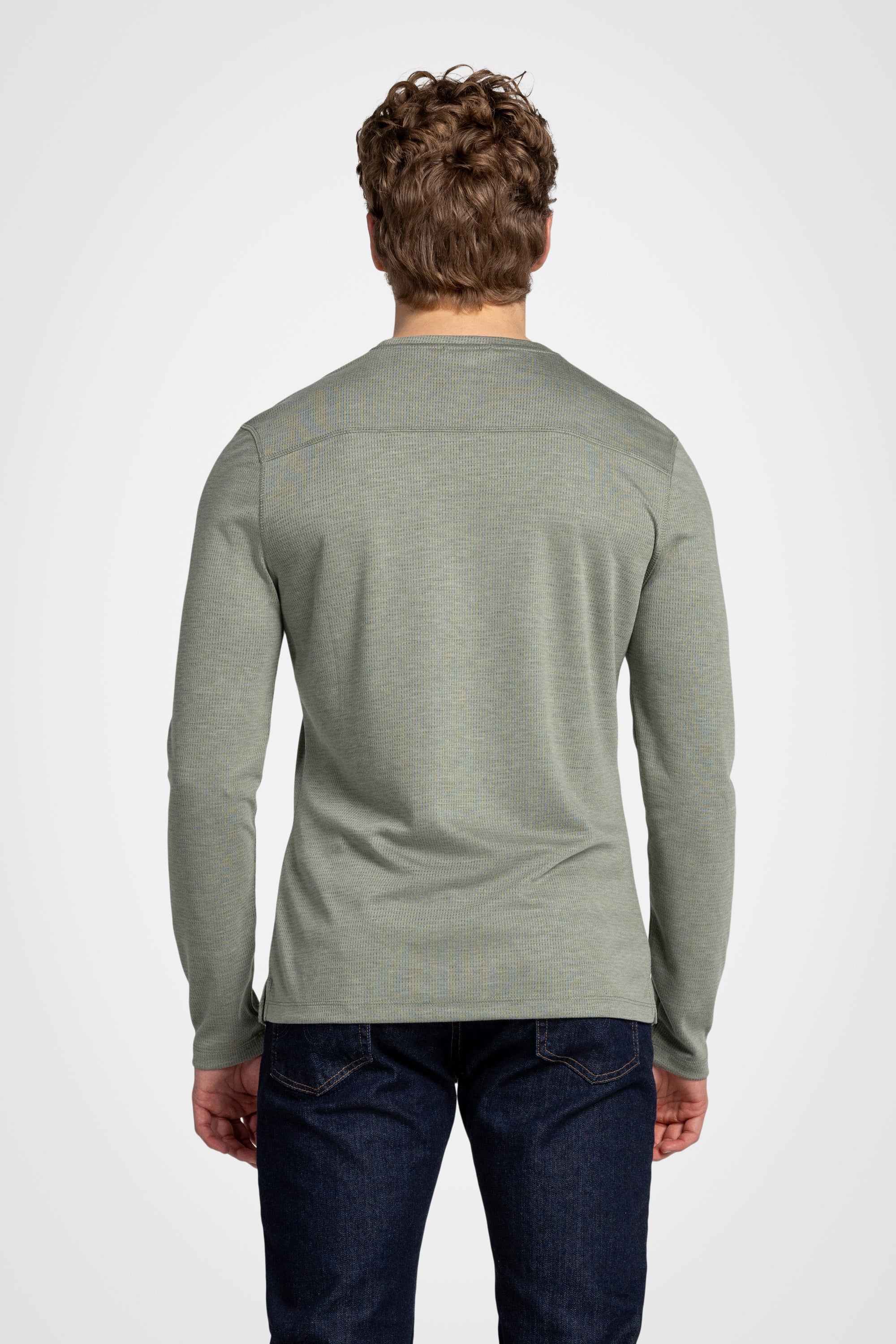 Lyocell Mesh Crewneck