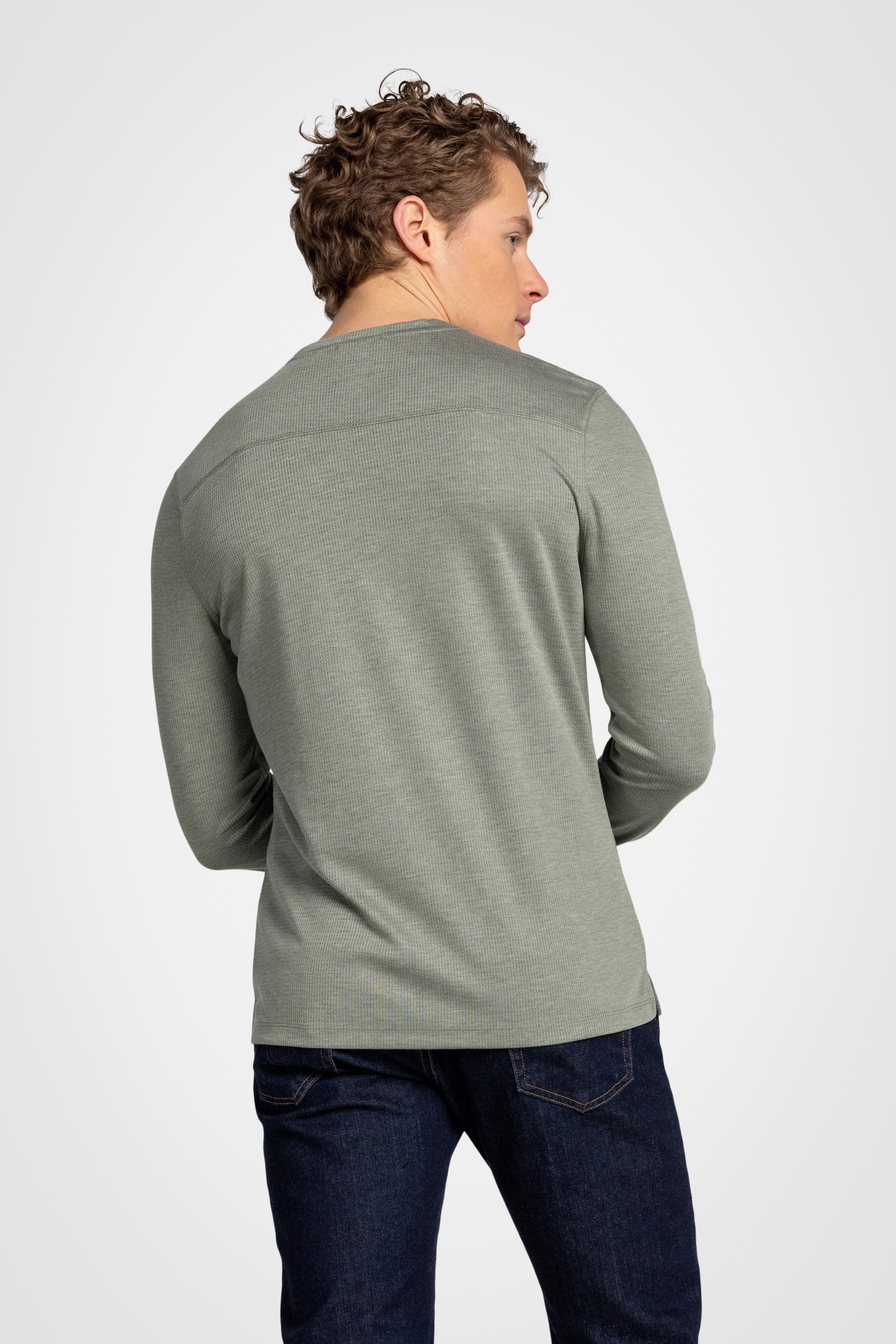 Lyocell Mesh Crewneck