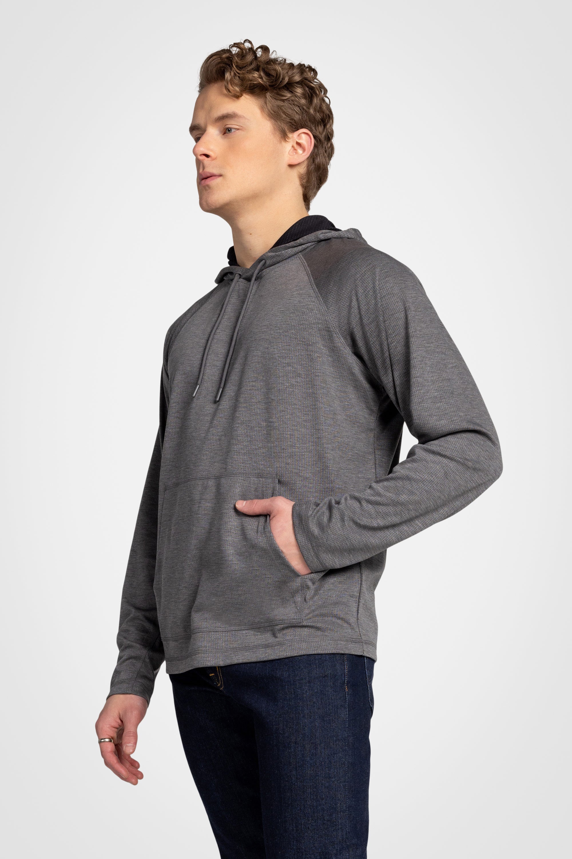 Lyocell Mesh Hoodie