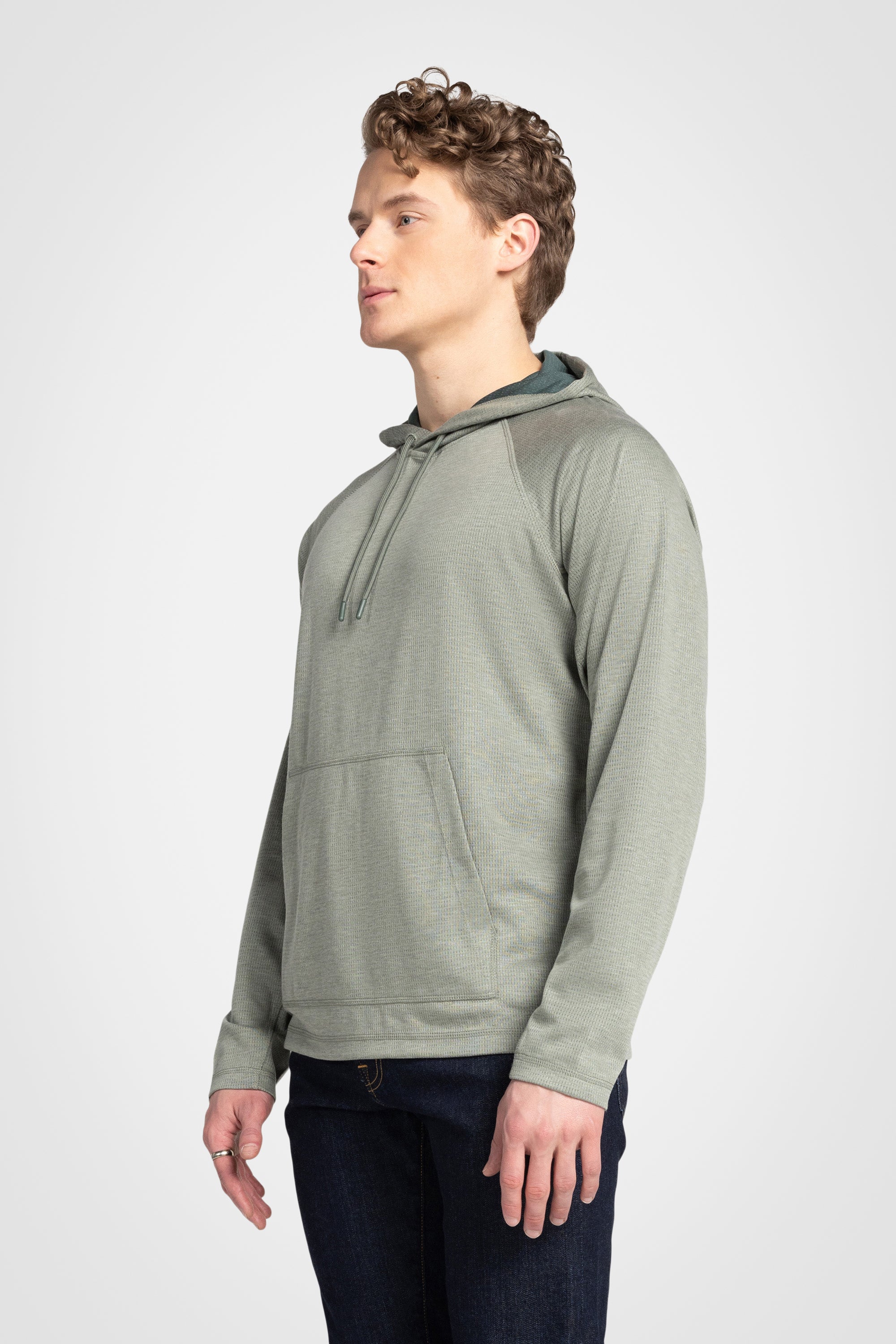Lyocell Mesh Hoodie