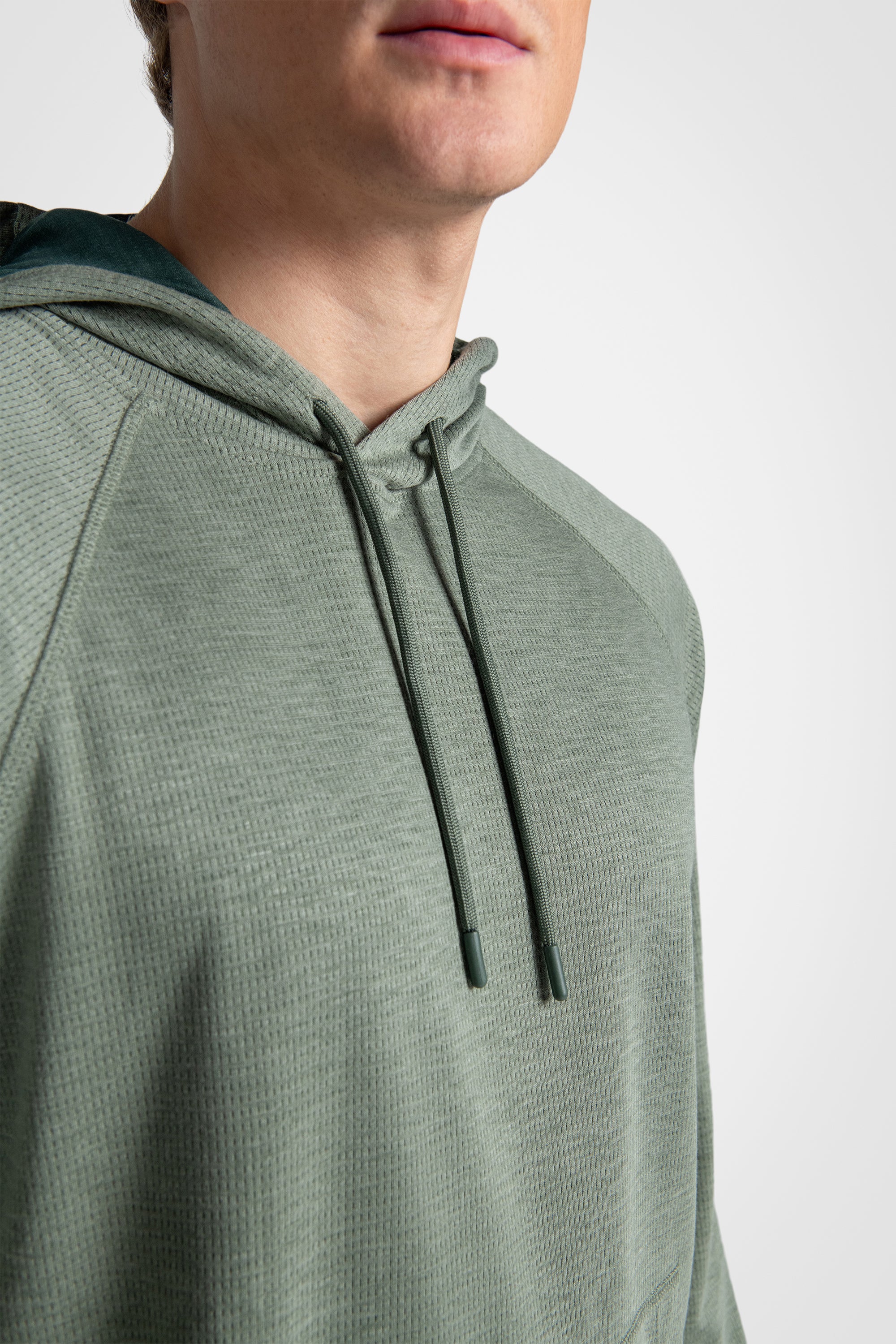 Lyocell Mesh Hoodie