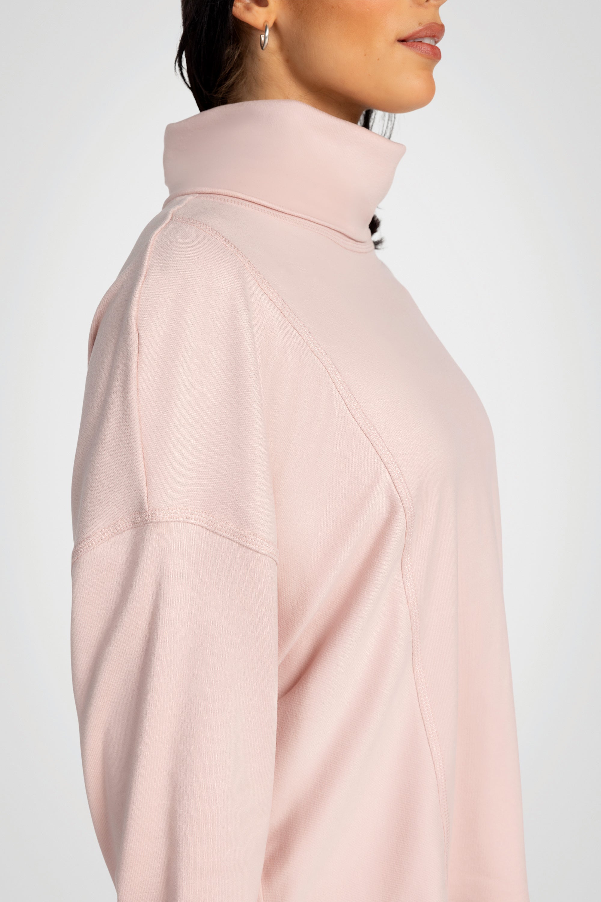 Solace Ribbed Turtleneck Top