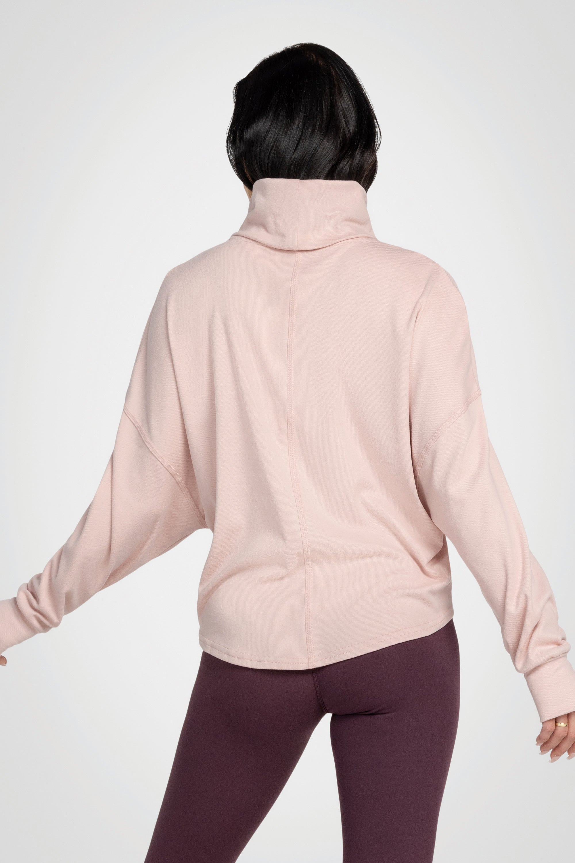 Solace Ribbed Turtleneck Top