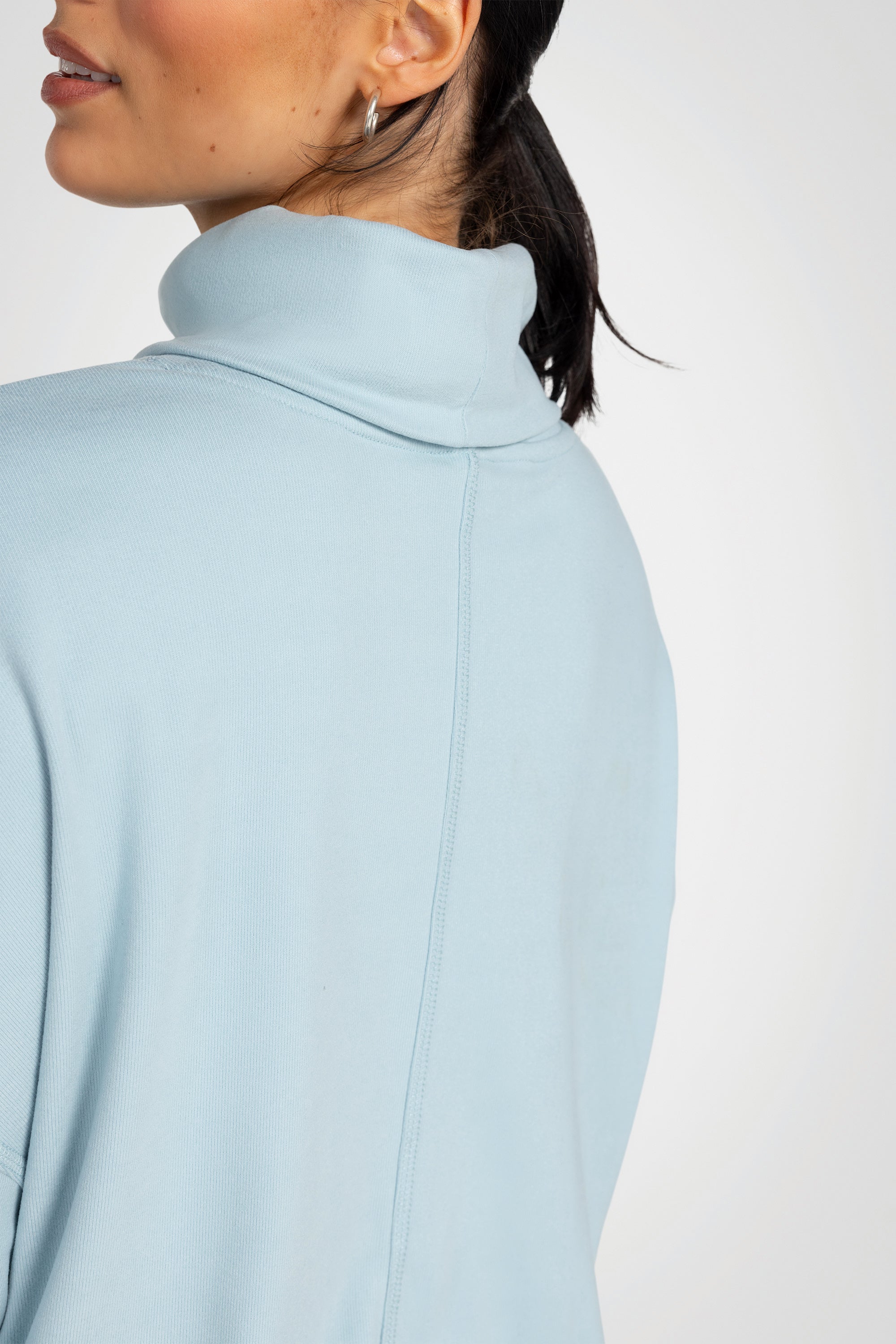 Solace Ribbed Turtleneck Top