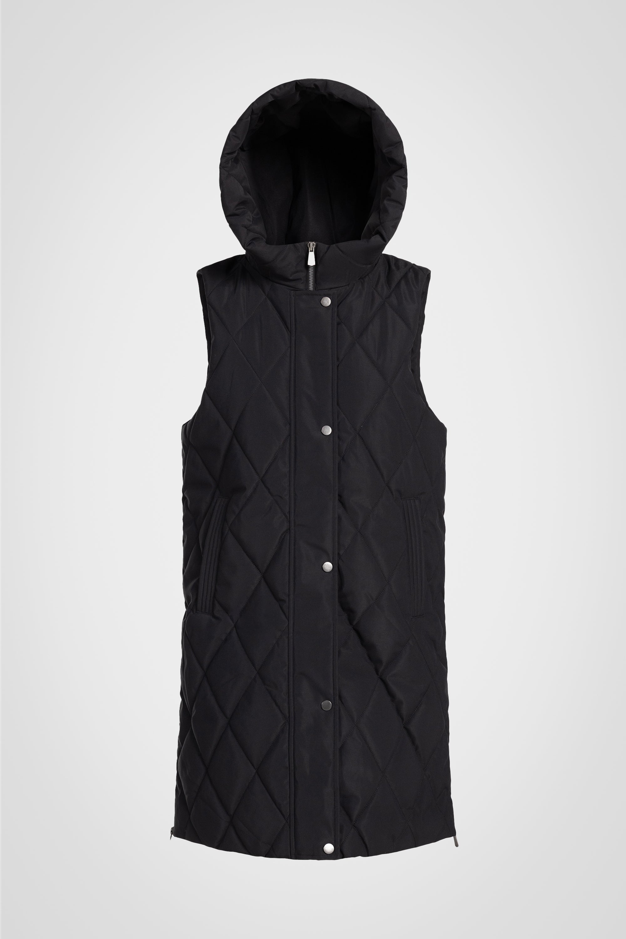 Diamond Long Puffer Vest
