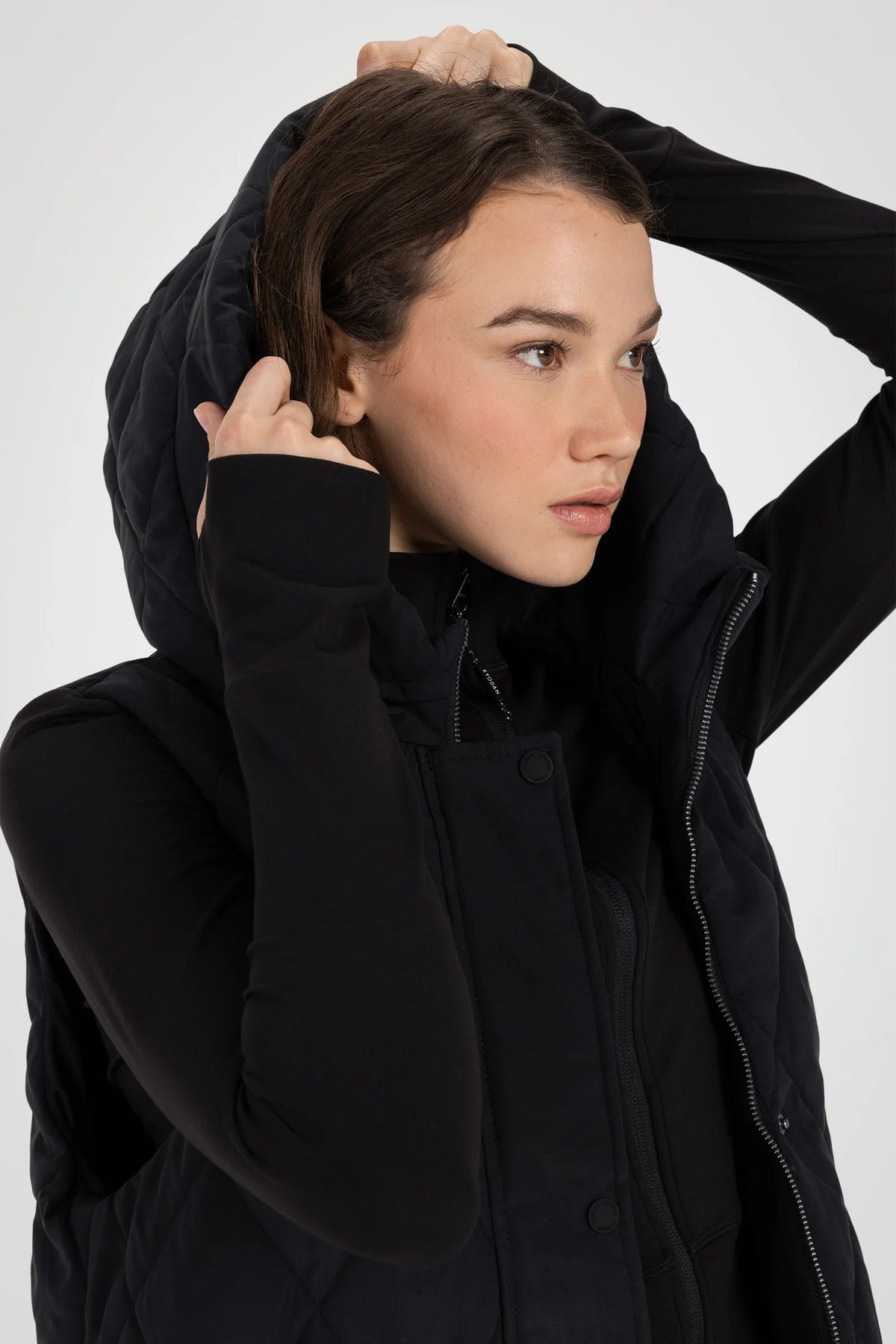 Diamond Long Puffer Vest