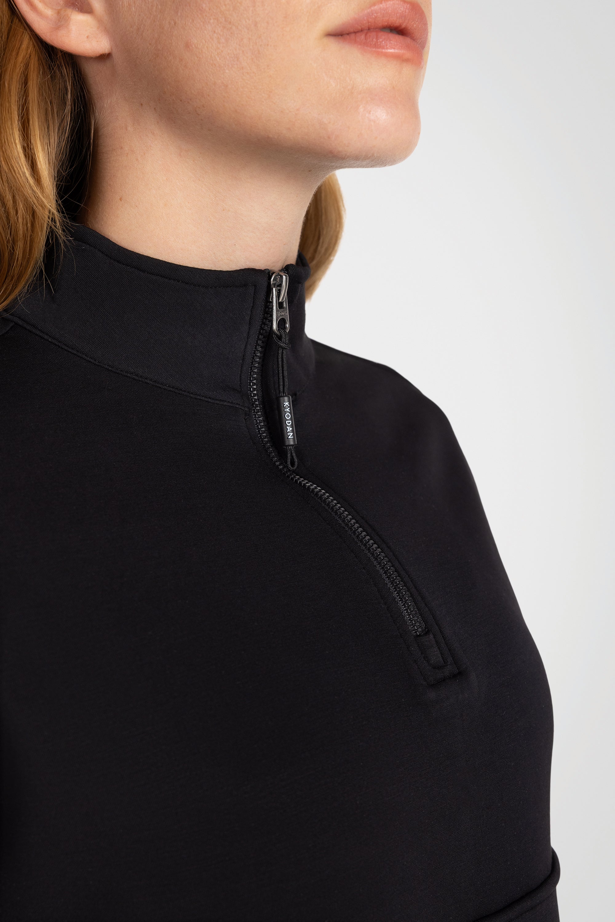 Sanded Modal Mock Neck Pullover