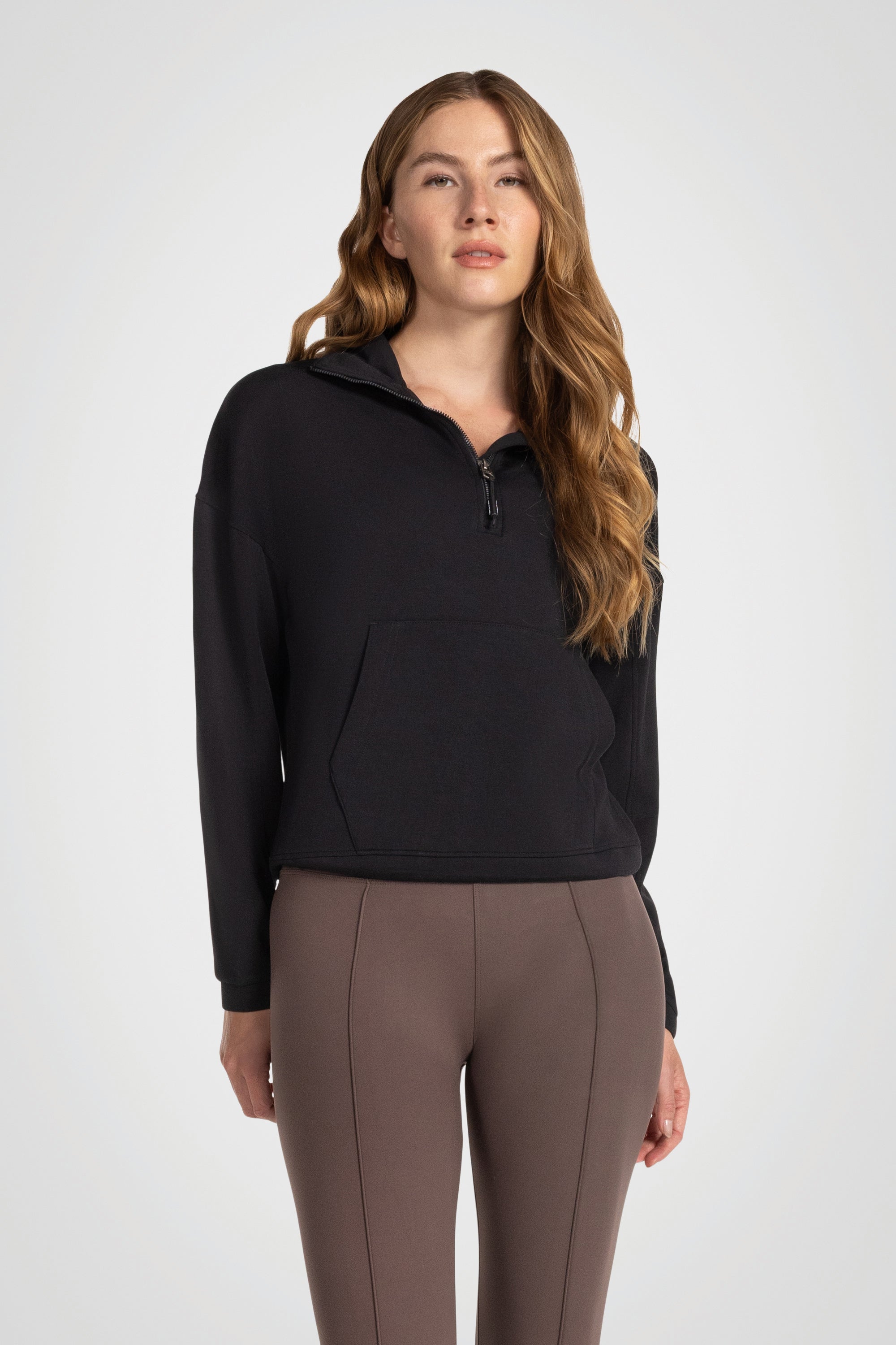 Bungee Modal Mock Neck Pullover