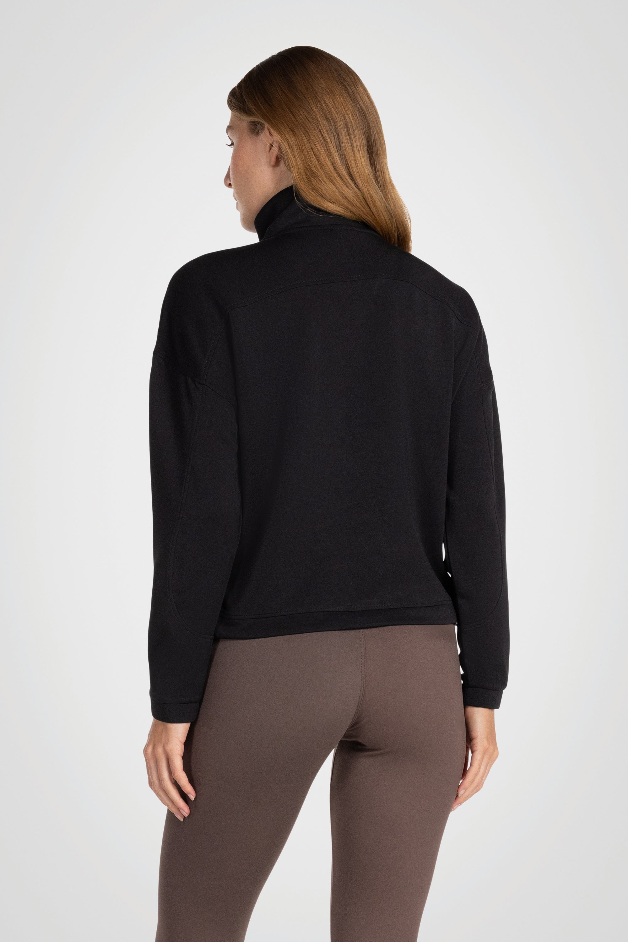 Bungee Modal Mock Neck Pullover