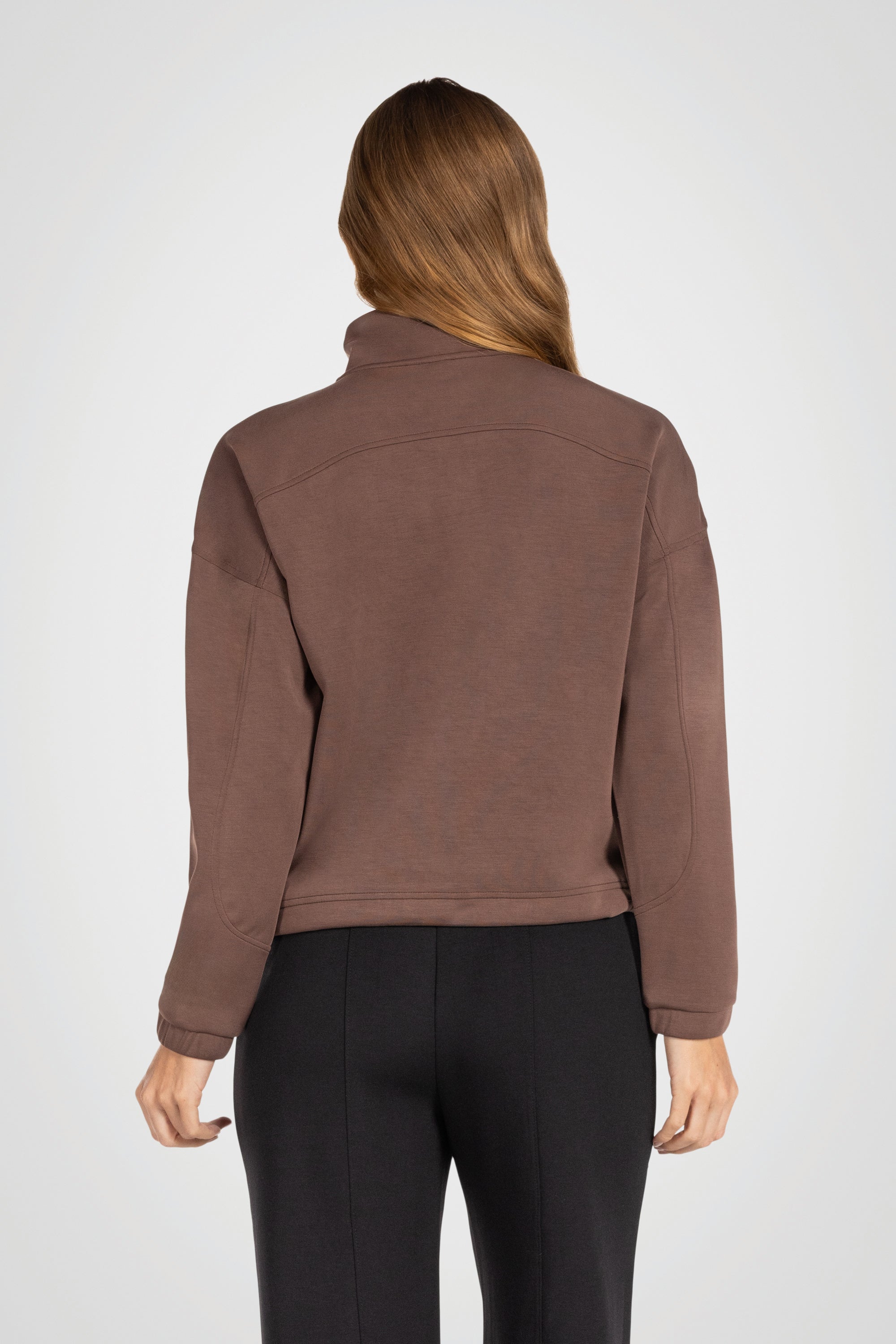 Bungee Modal Mock Neck Pullover
