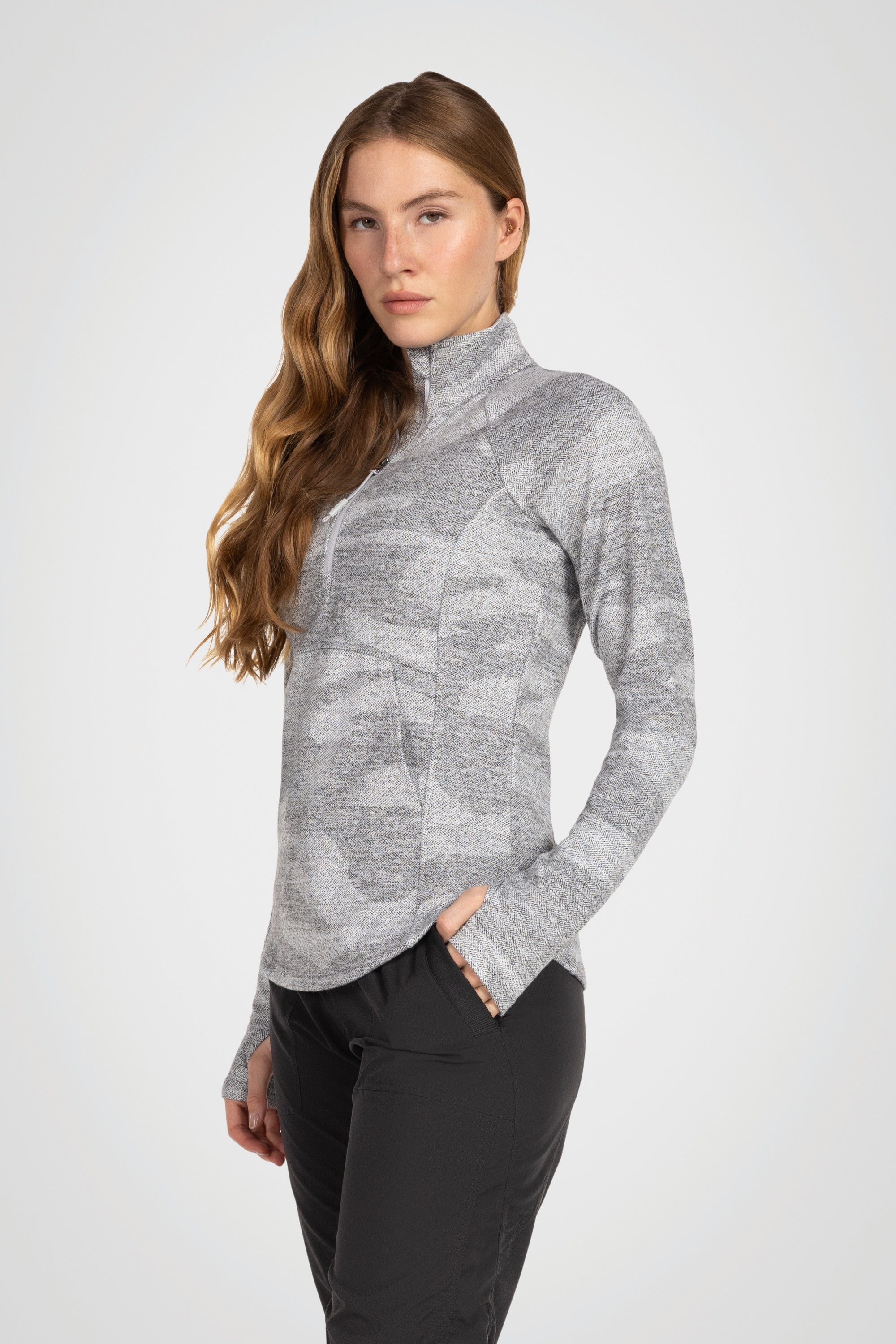 Aspire Mock Neck Pullover