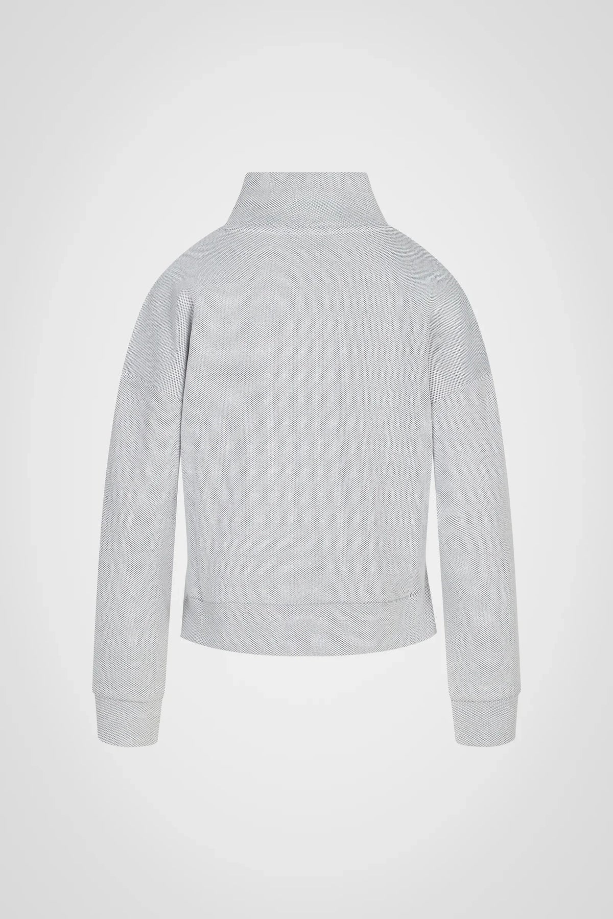 Cloud Hex Mock Neck Pullover