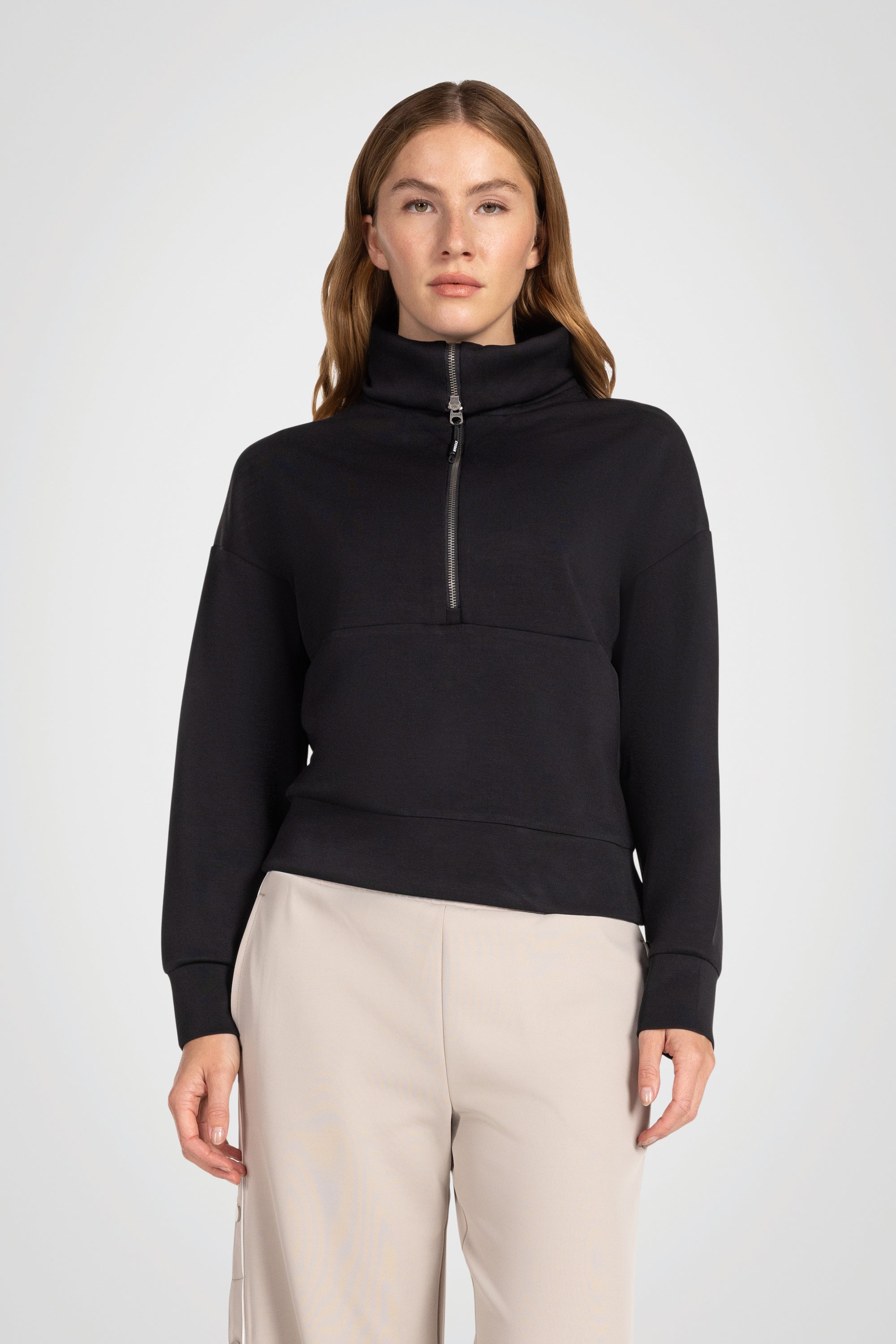 Truffle Half-Zip Mock Pullover