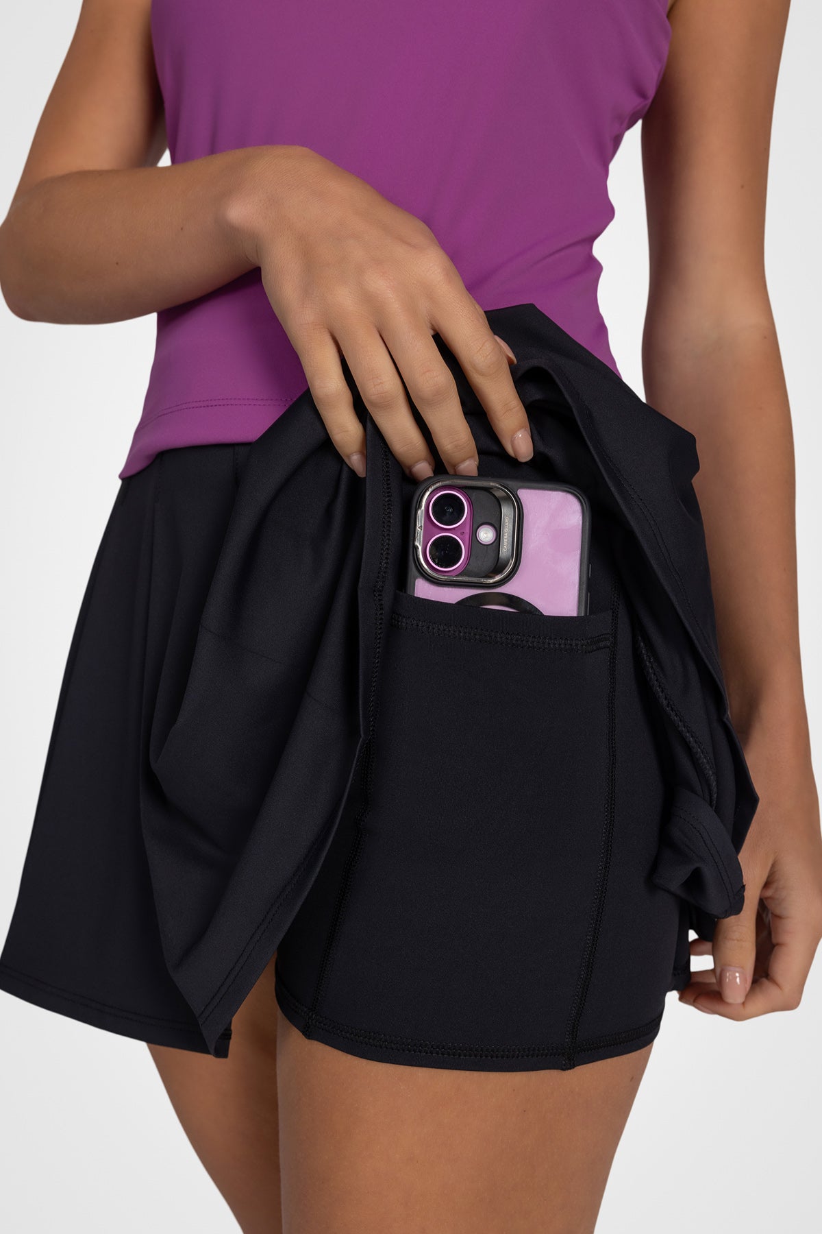 Lyra Wide Pleat Skort