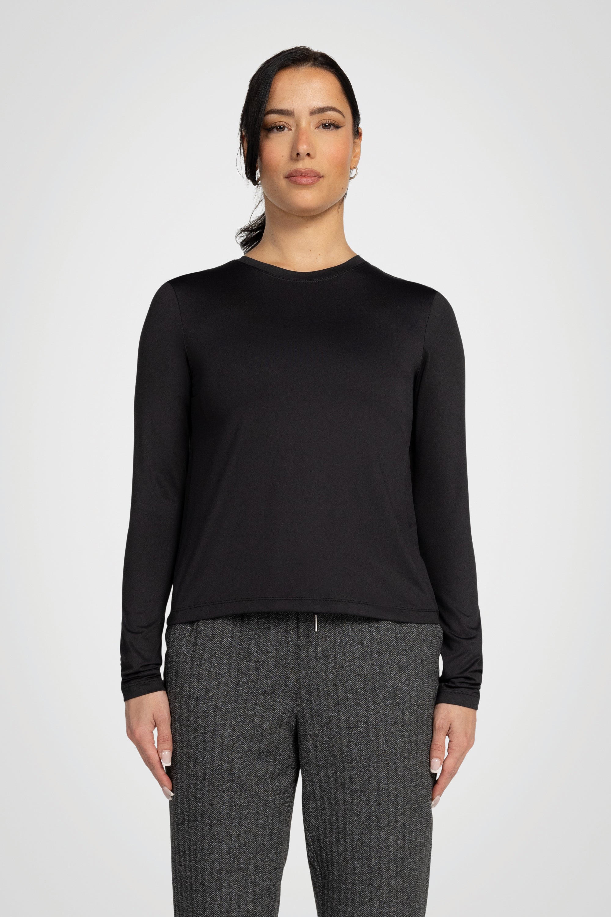 Willow Long-Sleeve Crewneck Top
