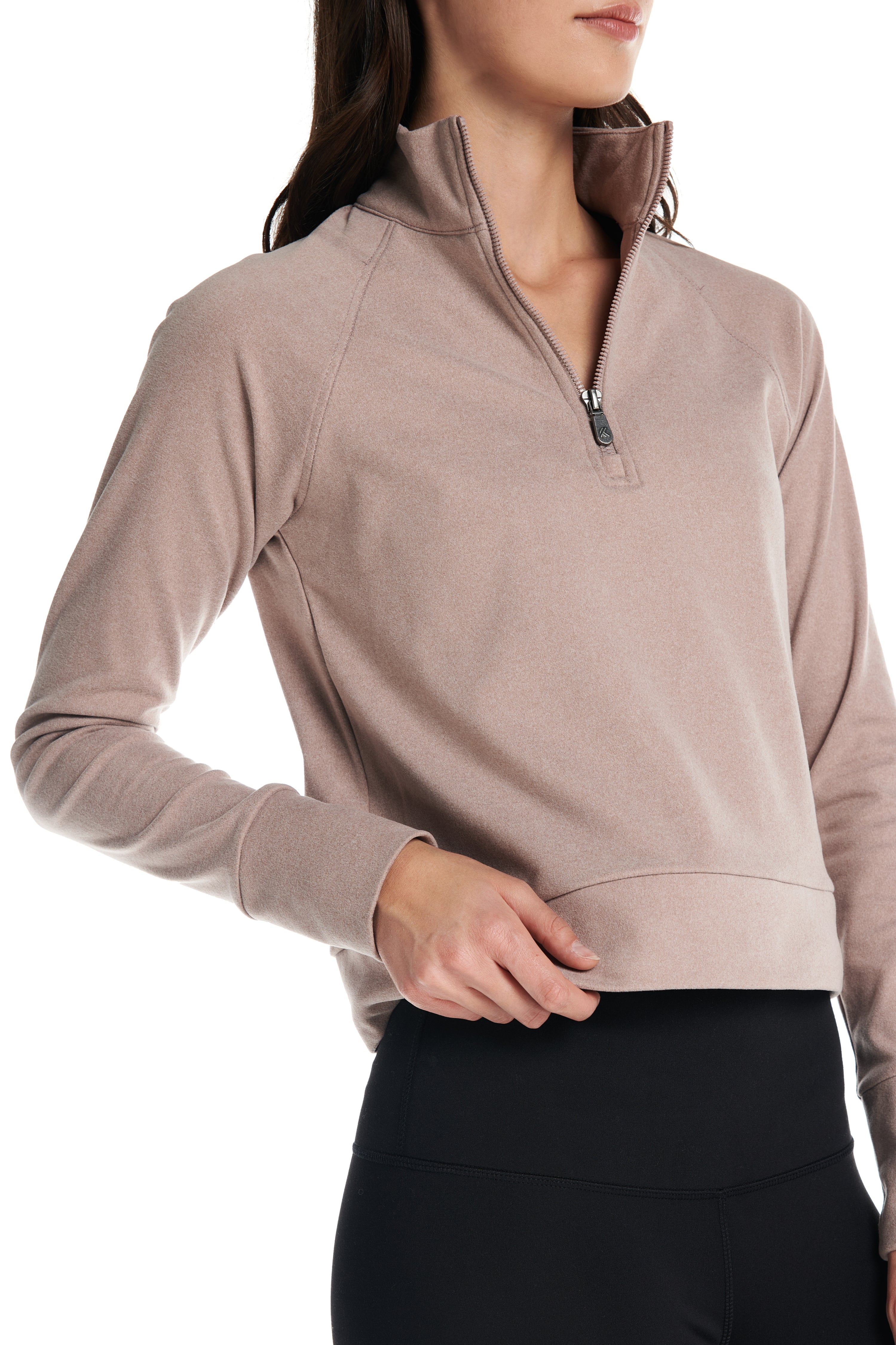 Aspen ¼ Zip Long Sleeve Sweater