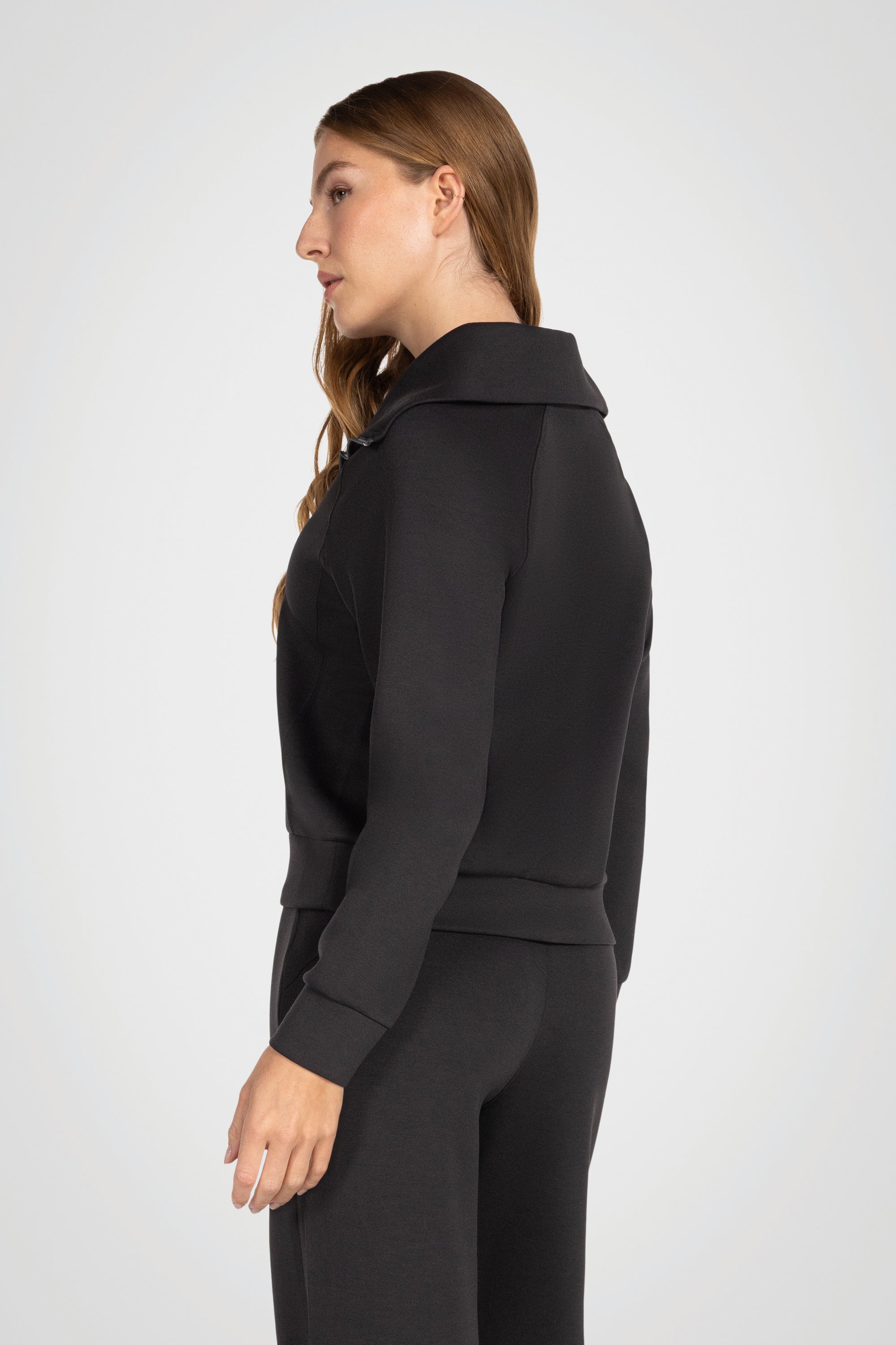 Kaia Funnel Neck Half Zip Sweatshirt