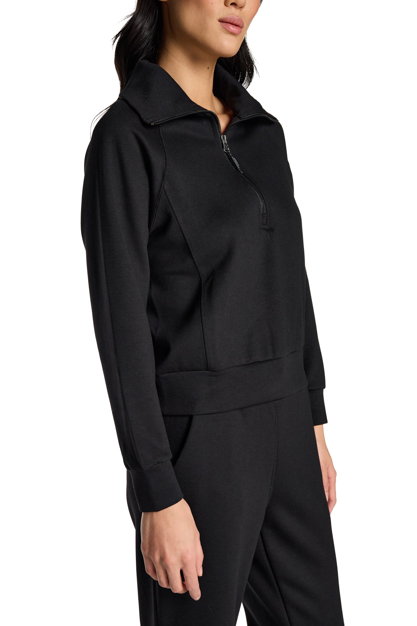 Kaia Funnel Neck Half Zip Sweatshirt