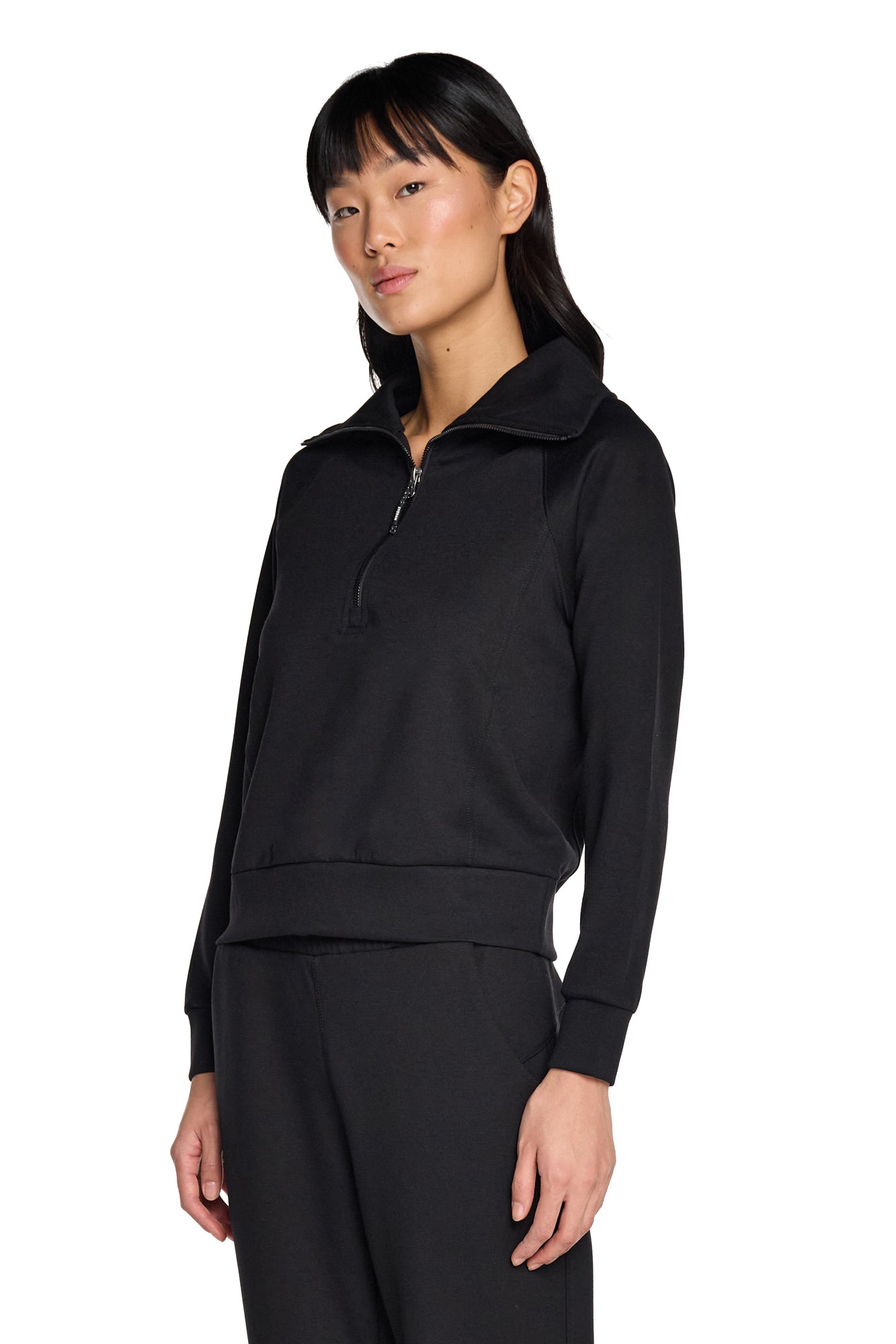 Kaia Funnel Neck Half Zip Sweatshirt