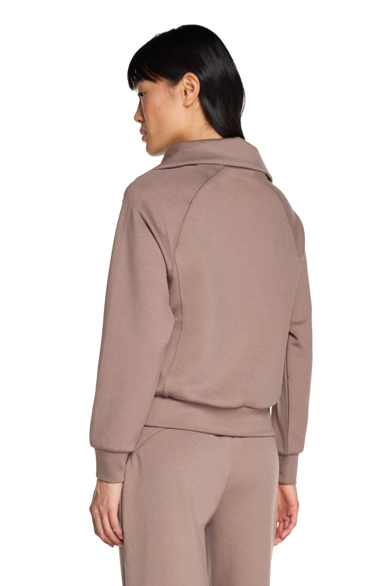 Kaia Funnel Neck Half Zip Sweatshirt