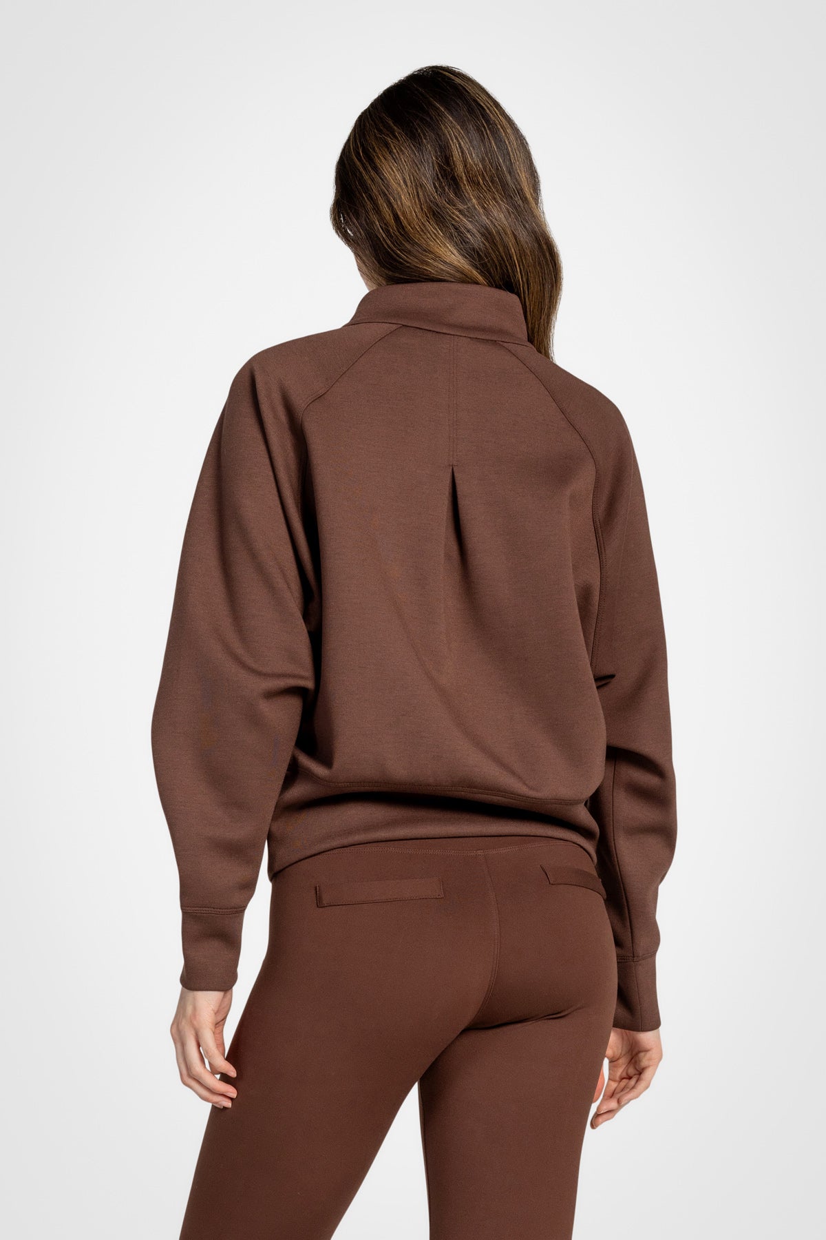 Lorelai Mock Neck Half Zip Sweatshirt