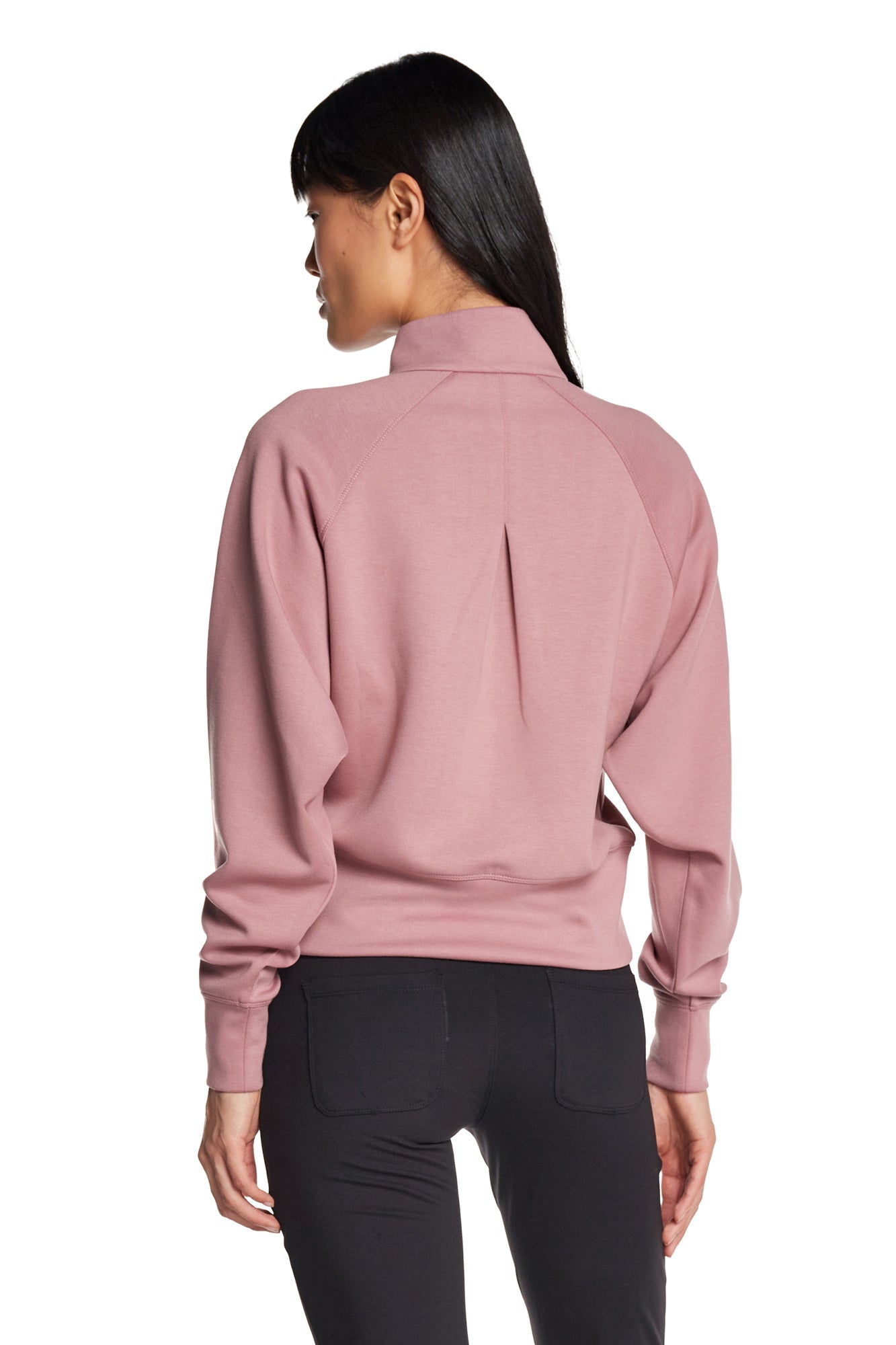Lorelai Mock Neck Half Zip Sweatshirt
