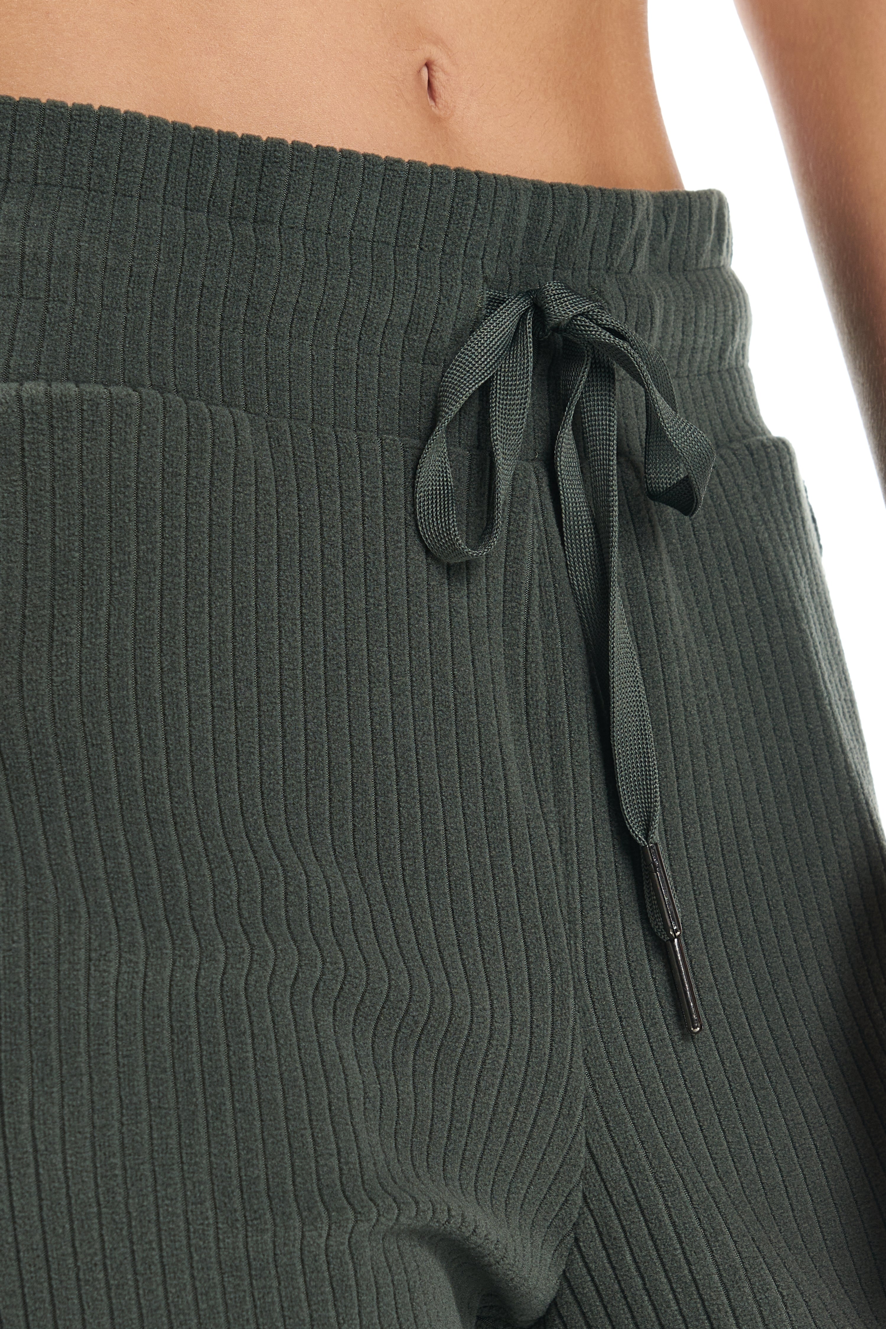 Velour Ribbed Lounge Trouser Jogger