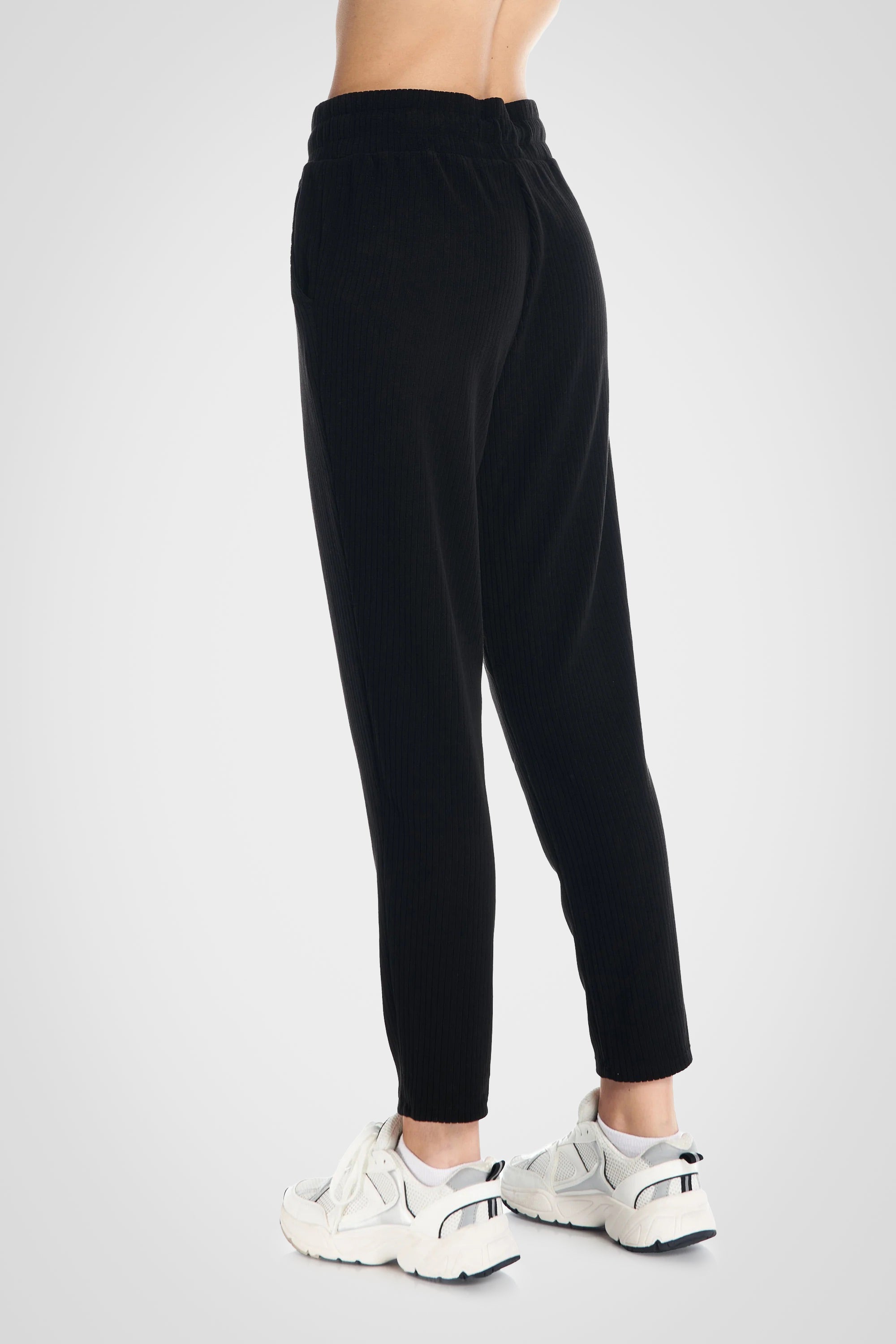 Velour Ribbed Lounge Trouser Jogger