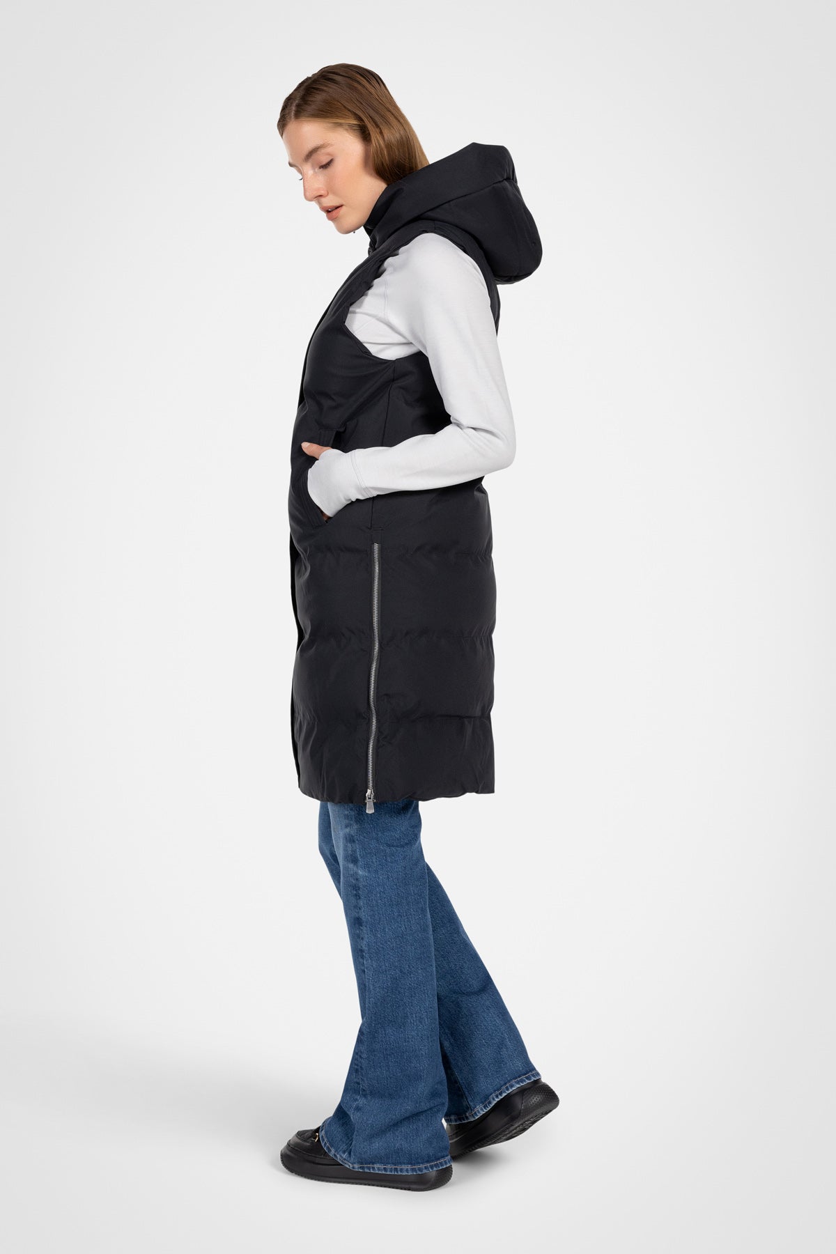 Explorer Long Puffer Vest