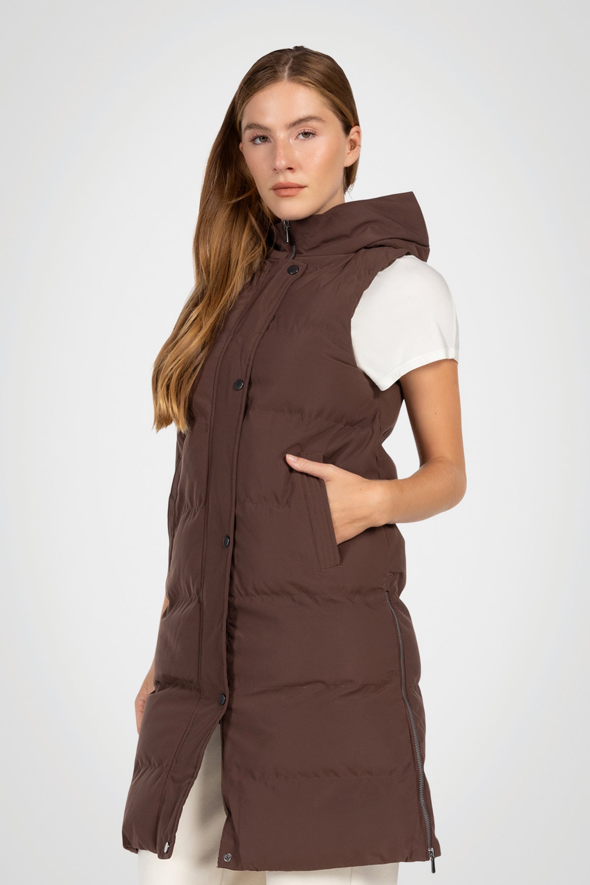 Explorer Long Puffer Vest