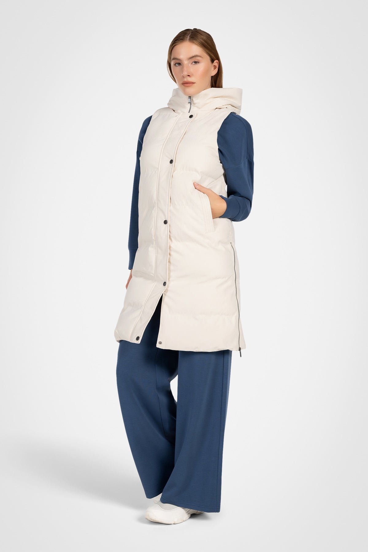 Explorer Long Puffer Vest
