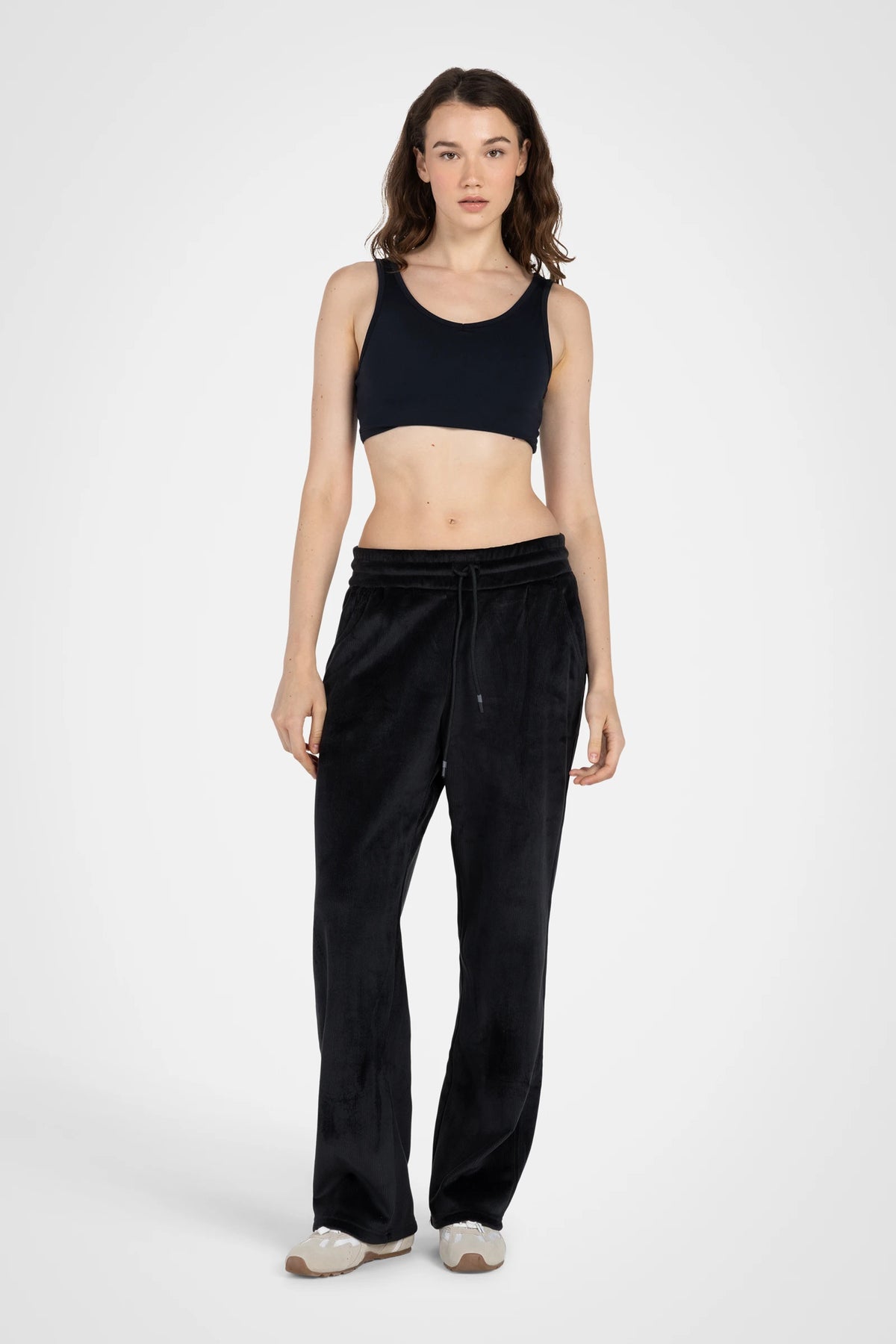 LuxeRib Velour Pant