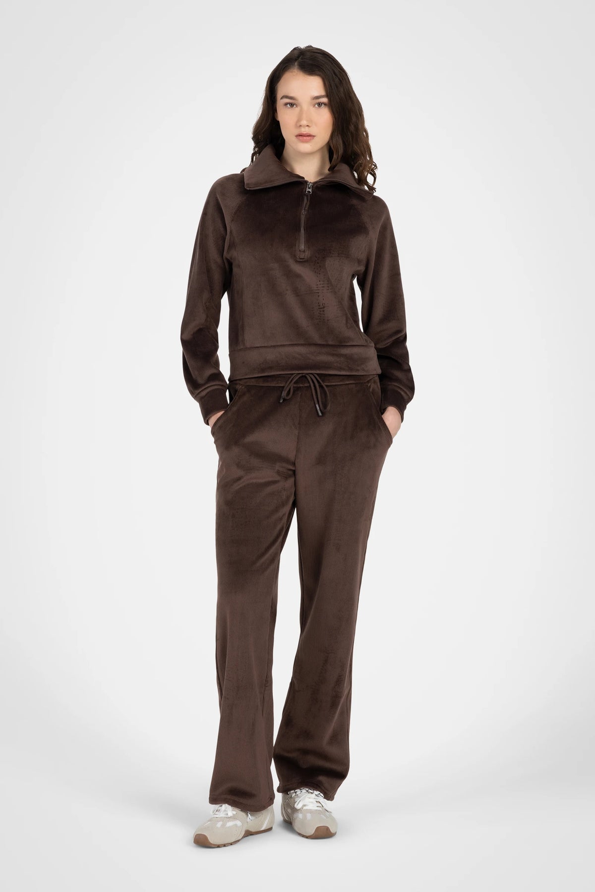 LuxeRib Velour Pant