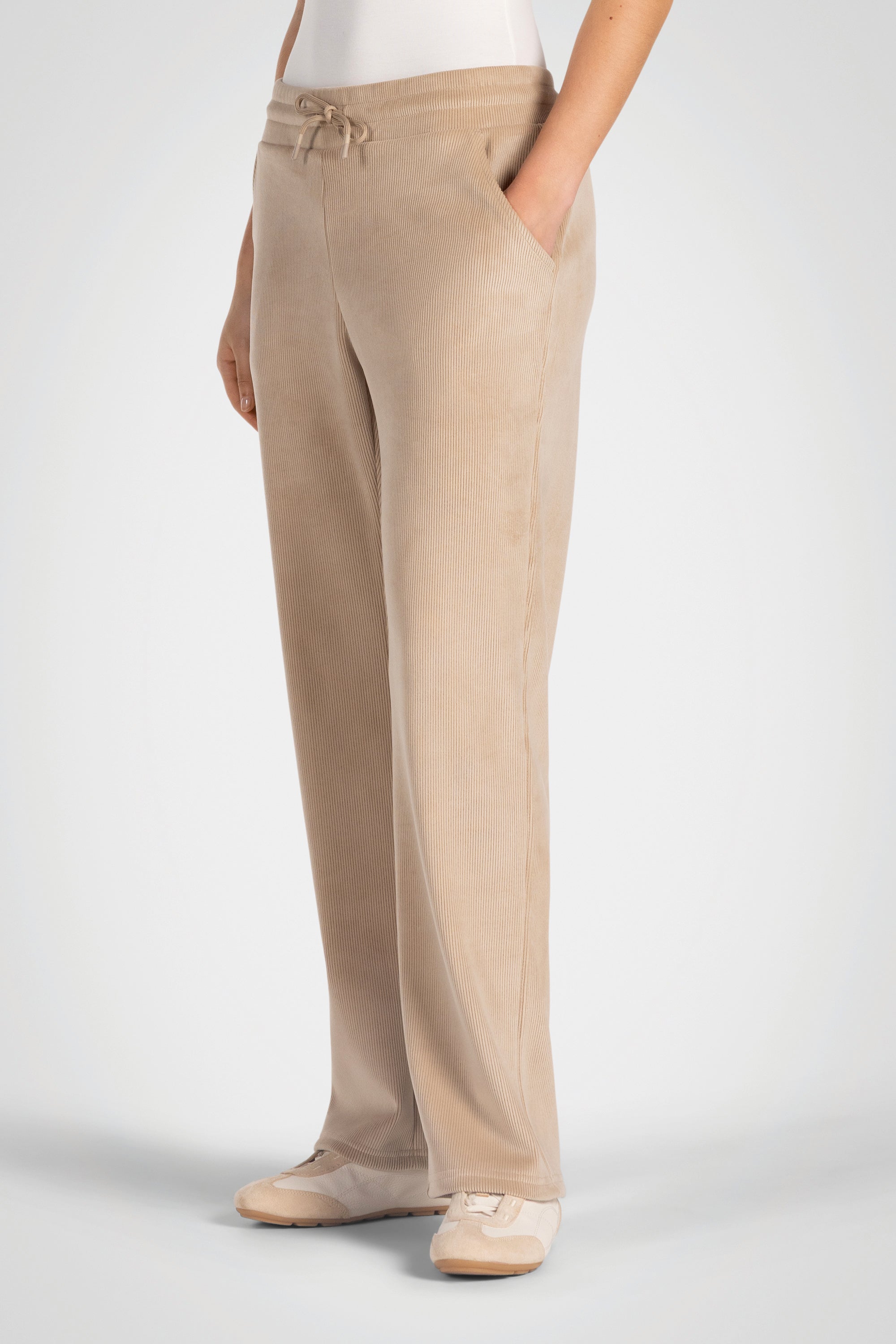 LuxeRib Velour Pant