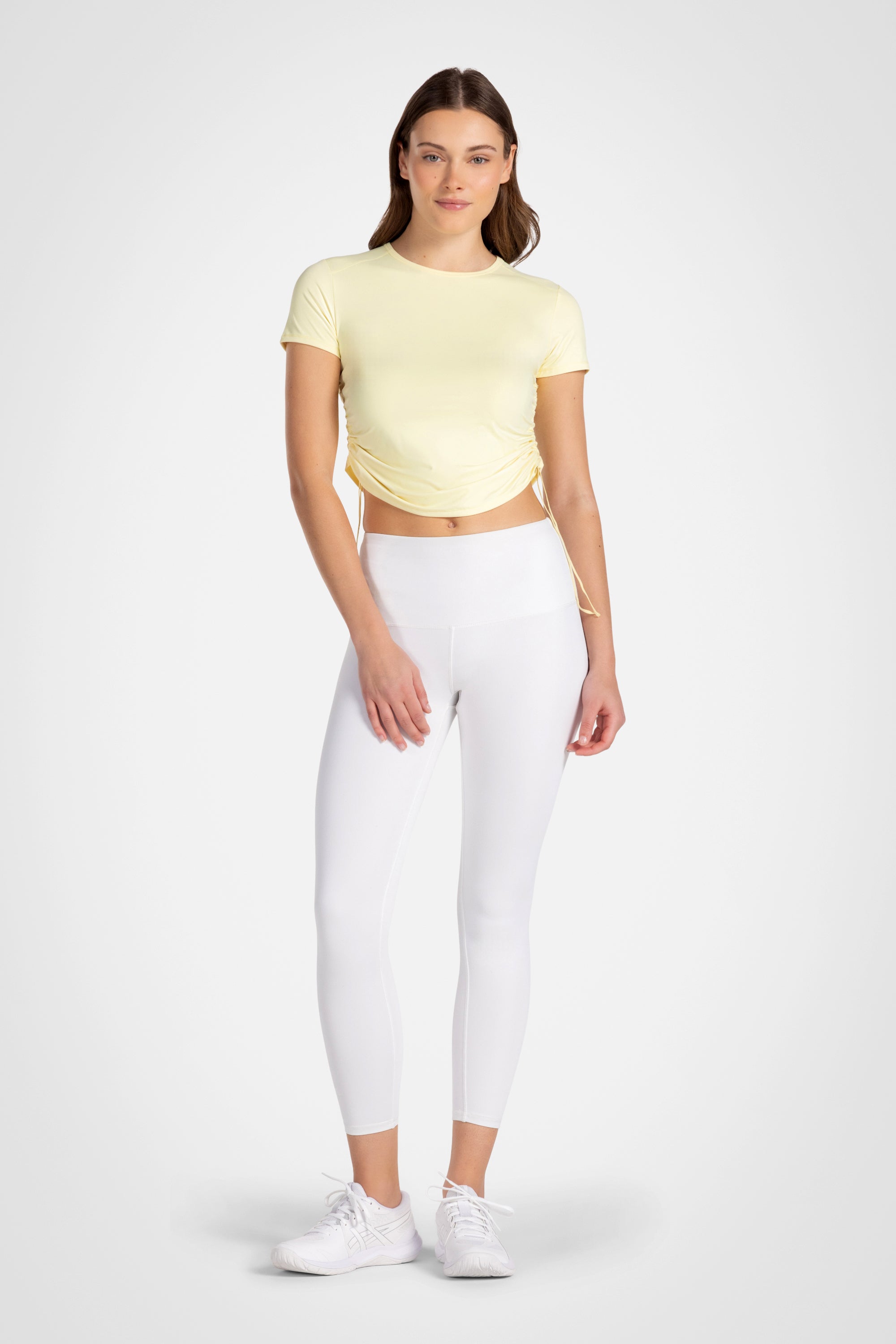 Softgather Side Cinch Crew Tee